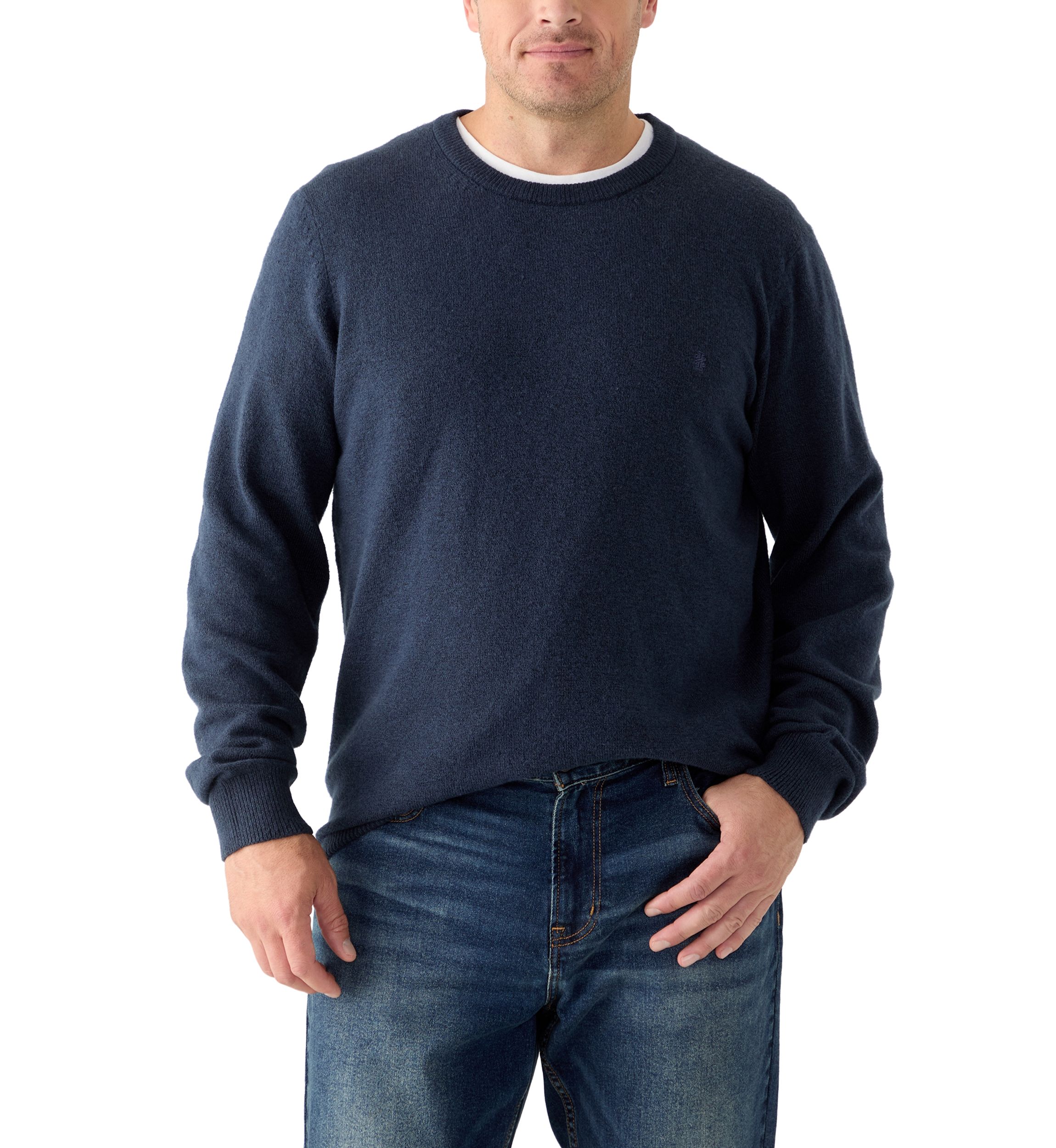 Big & Tall Soft Touch Jersey Crew Neck Sweater