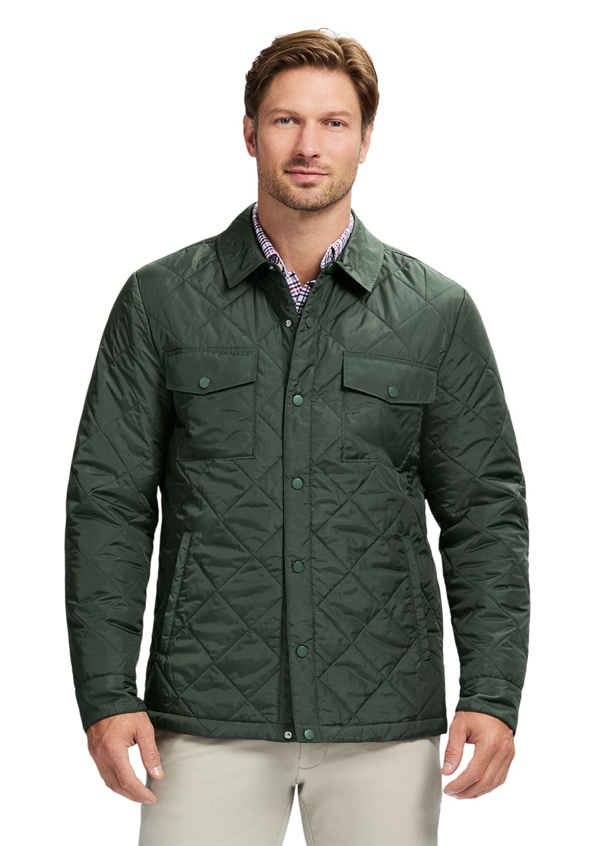 Puffer Shirt Jacket 