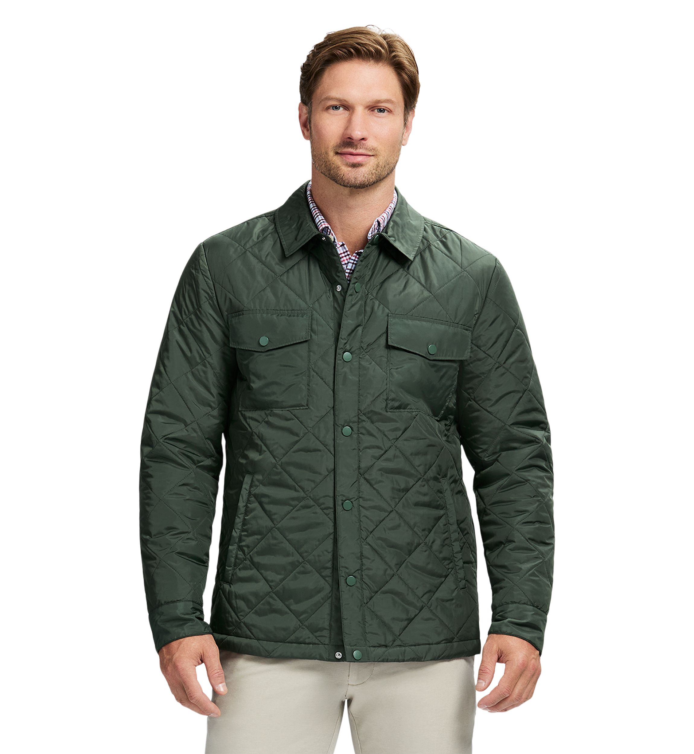 Puffer Shirt Jacket 