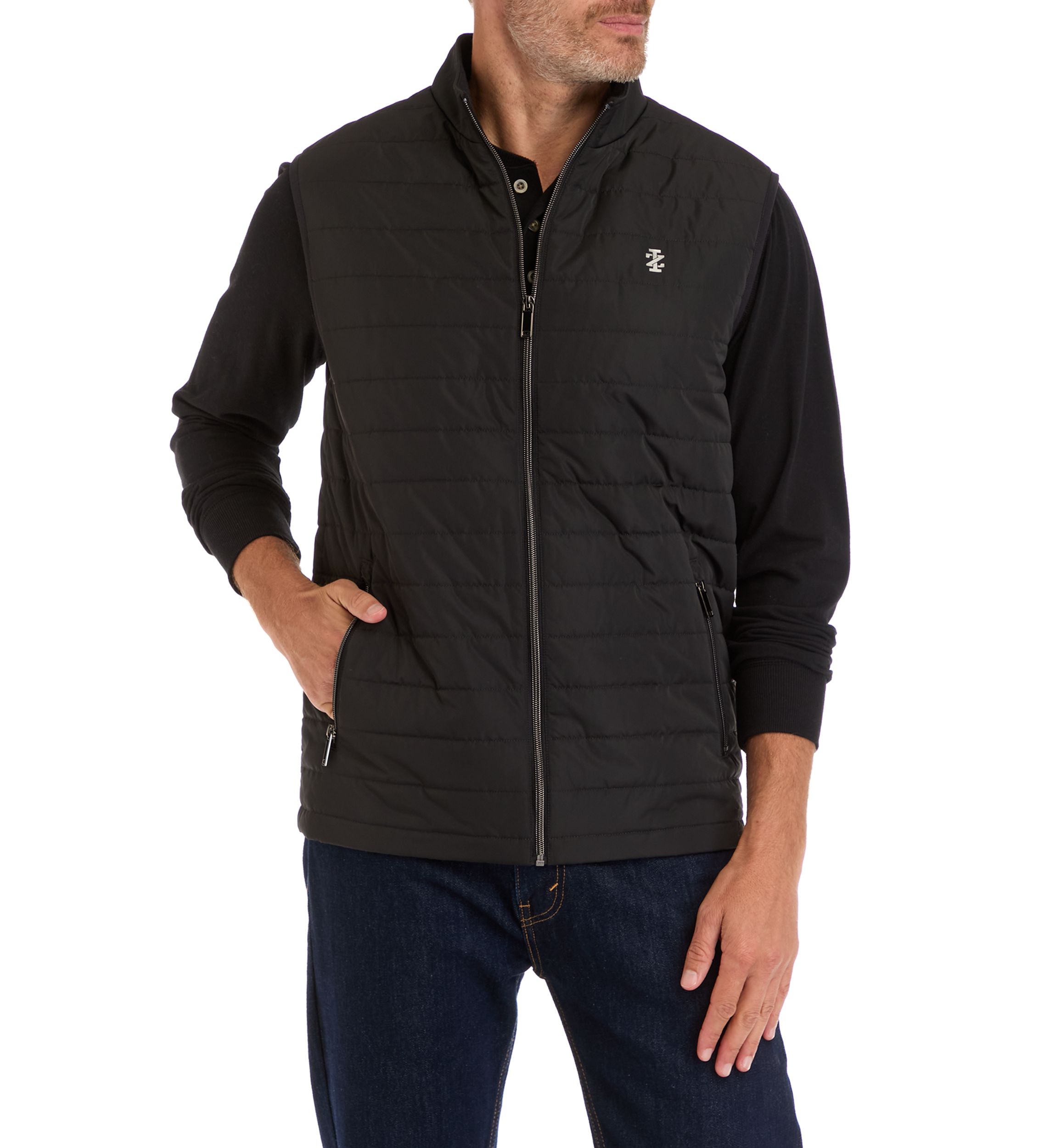 Solid Quilted Vest