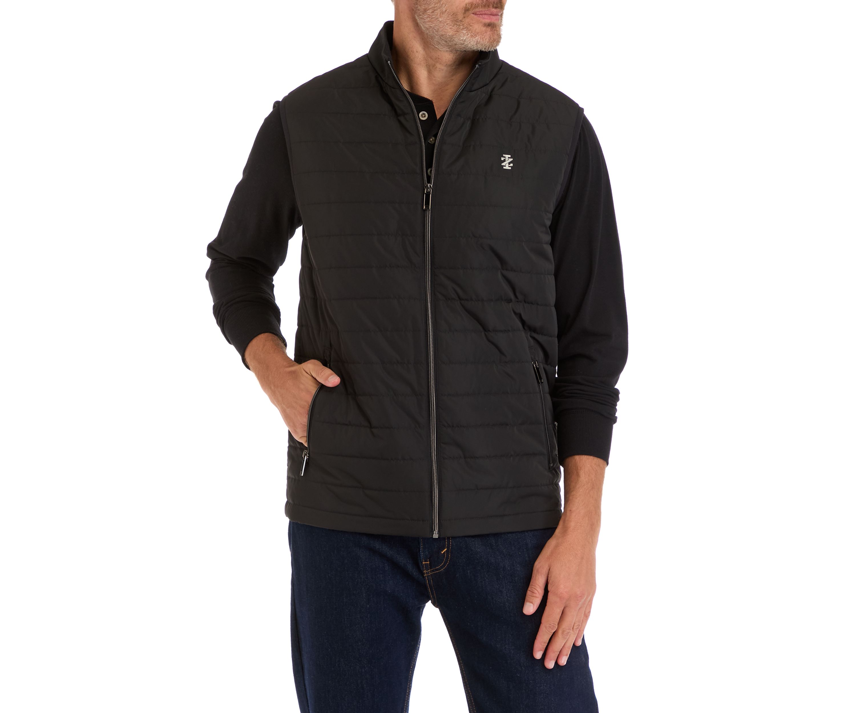 Solid Quilted Vest