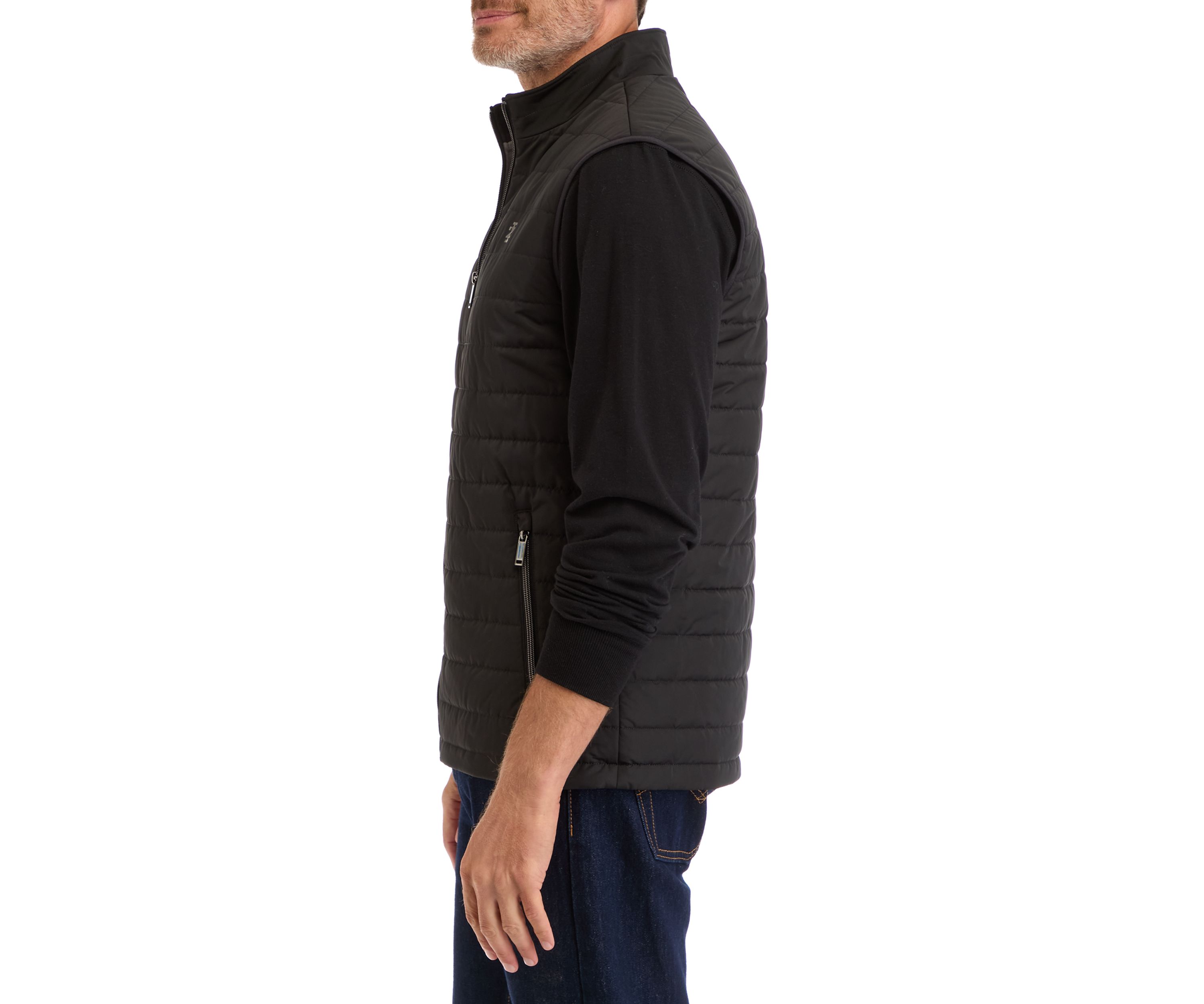 Solid Quilted Vest