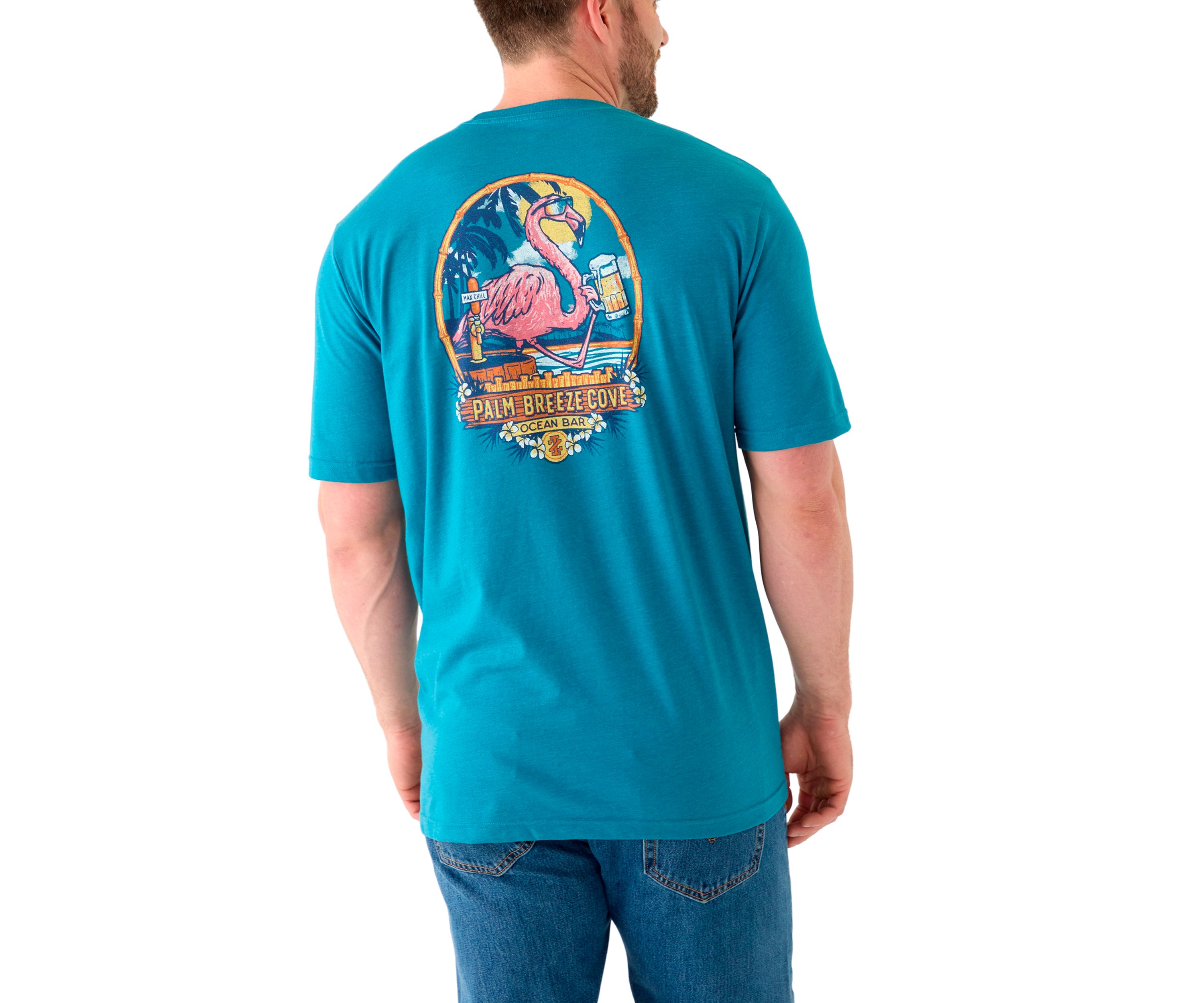 Big & Tall Short Sleeve Max Chill Flamingo Graphic T-Shirt