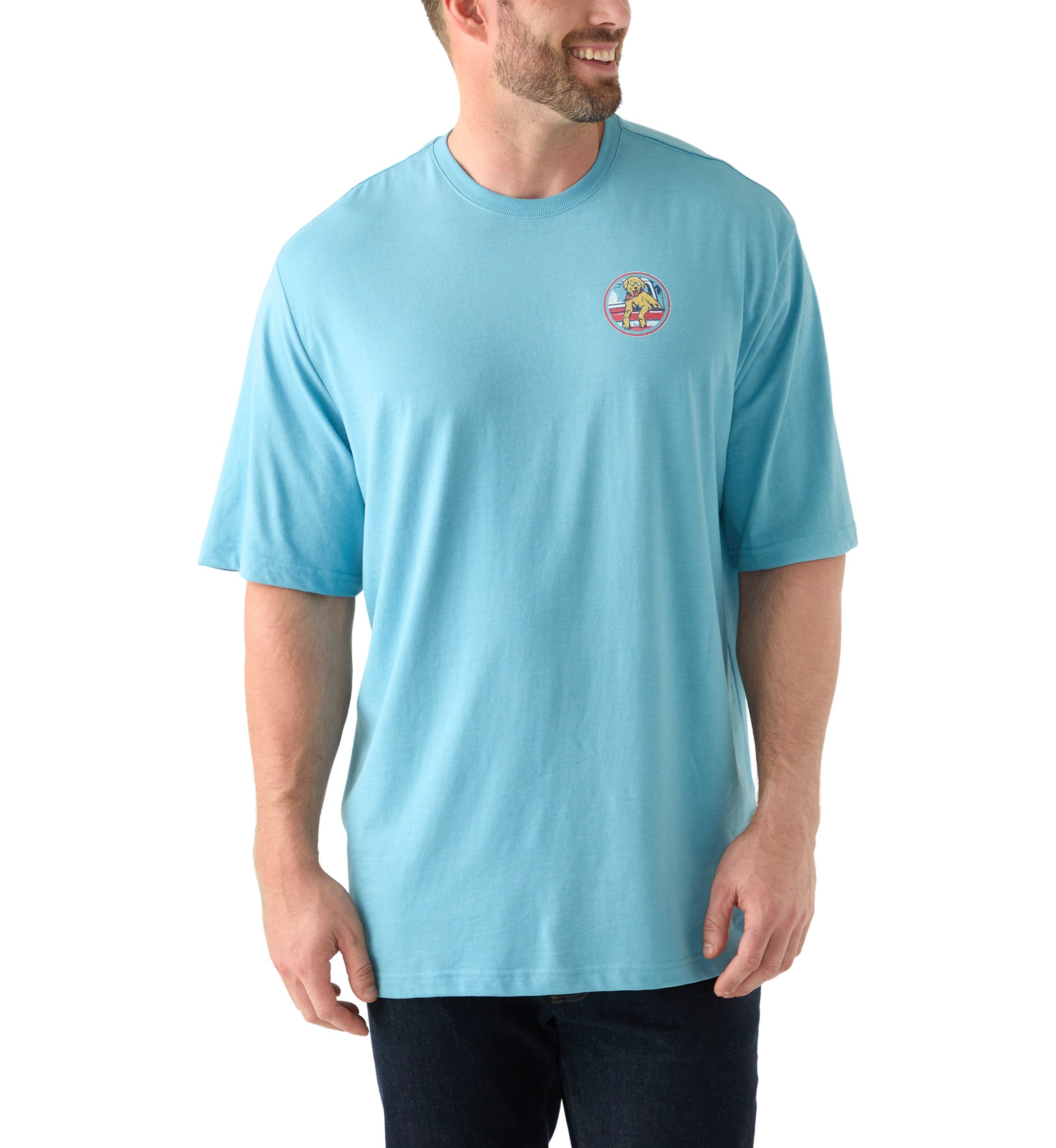 Big & Tall Sunshine Good Times Truck Graphic T-Shirt