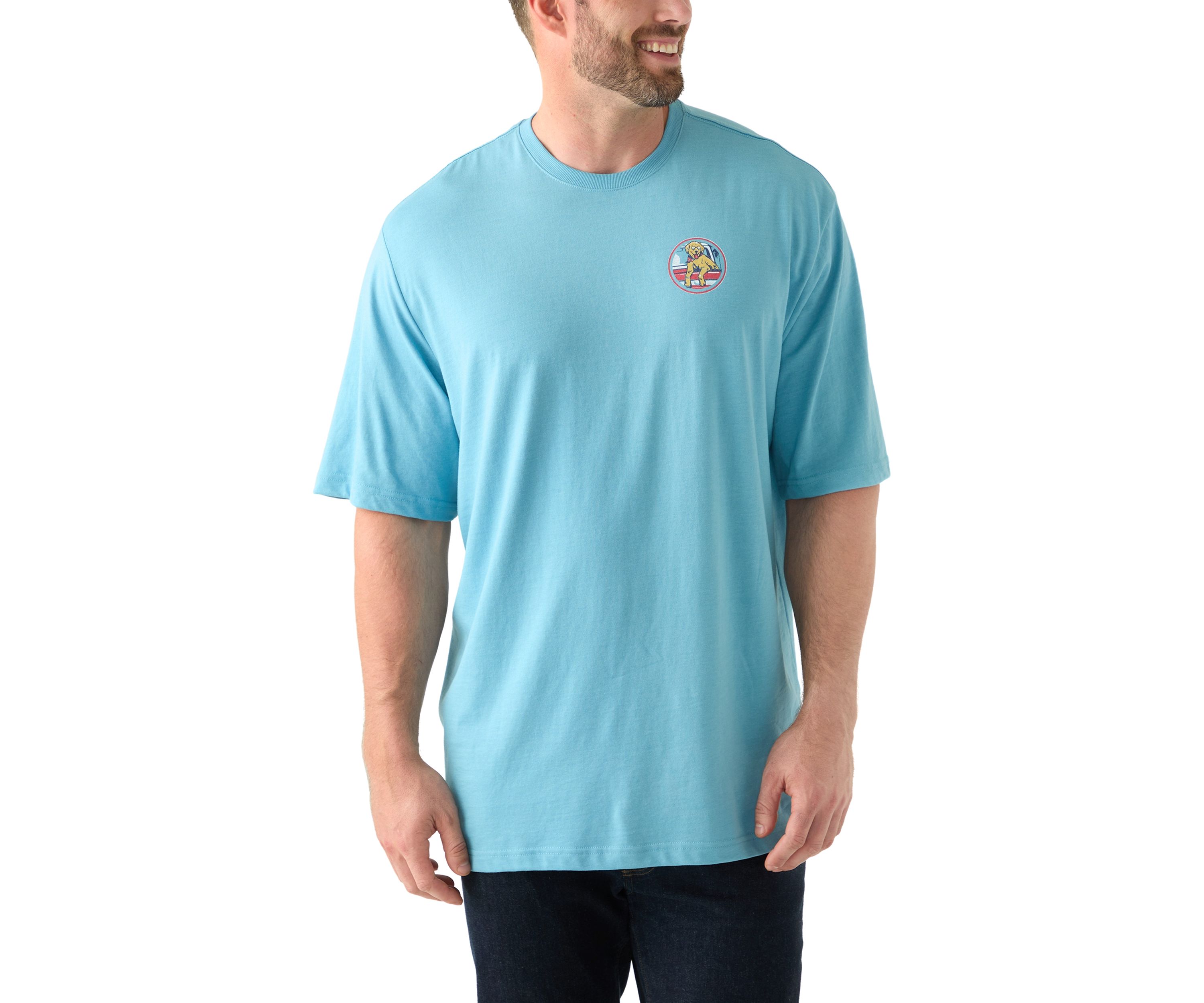 Big & Tall Sunshine Good Times Truck Graphic T-Shirt