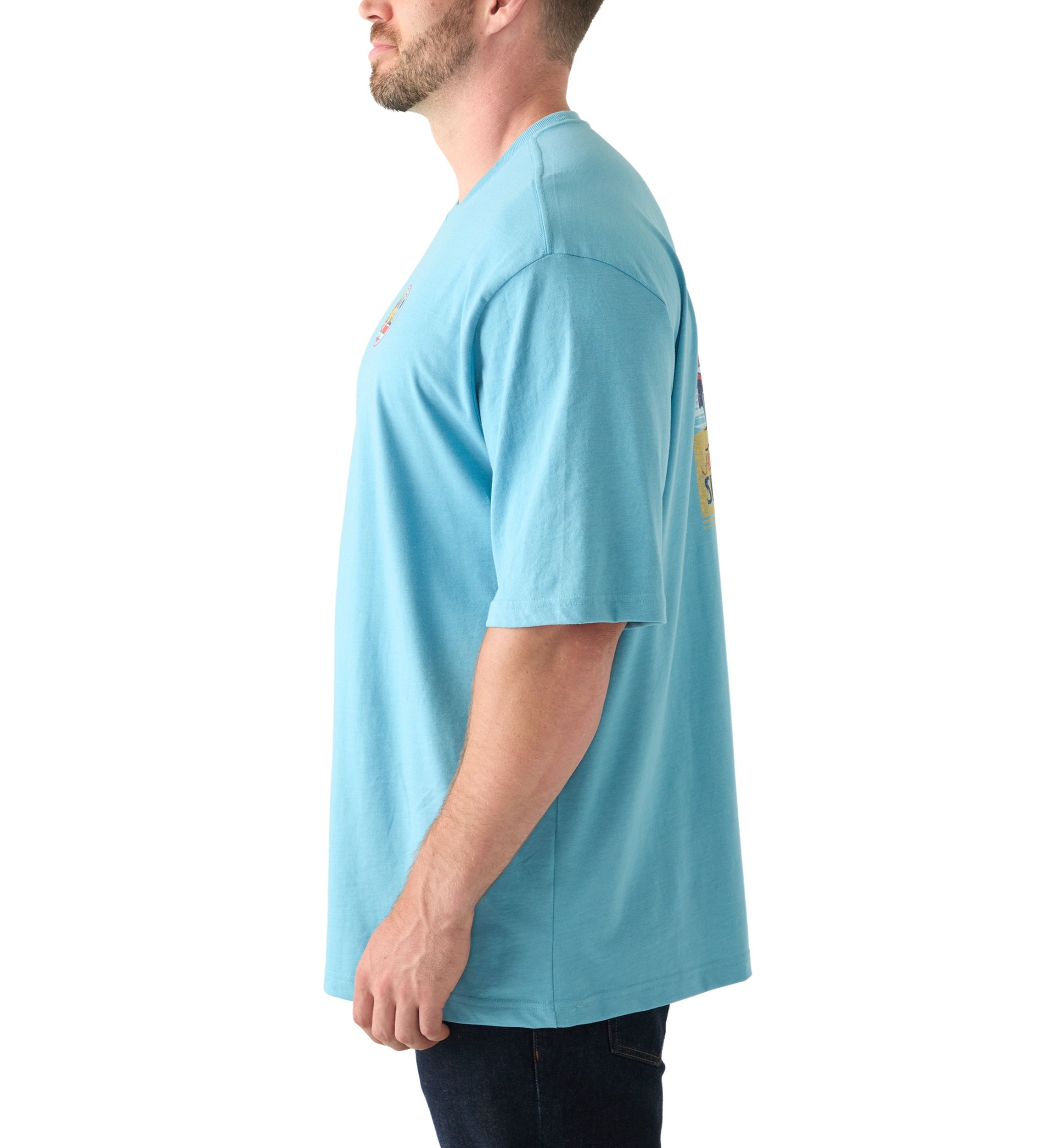 Big & Tall Sunshine Good Times Truck Graphic T-Shirt