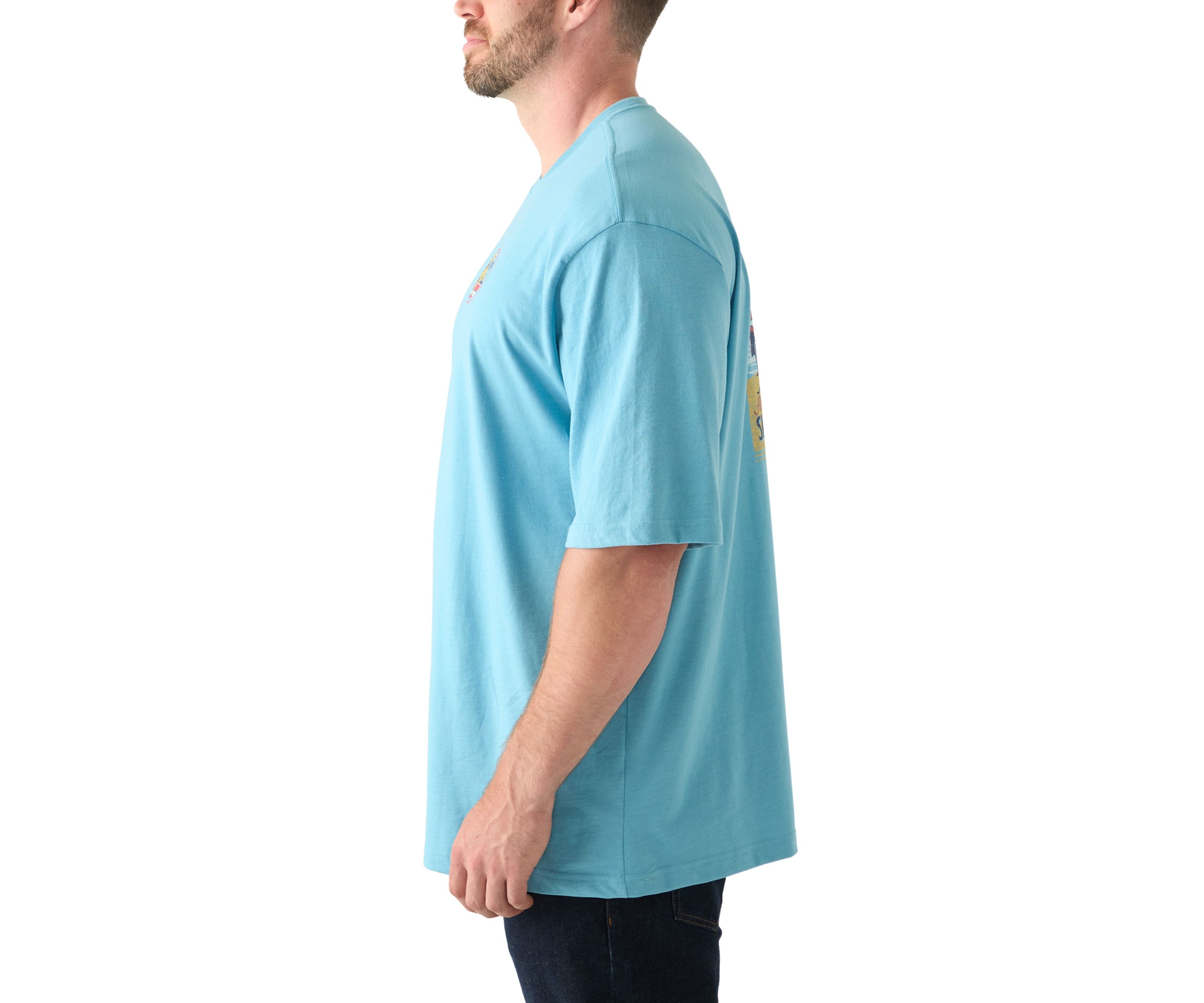 Big & Tall Sunshine Good Times Truck Graphic T-Shirt