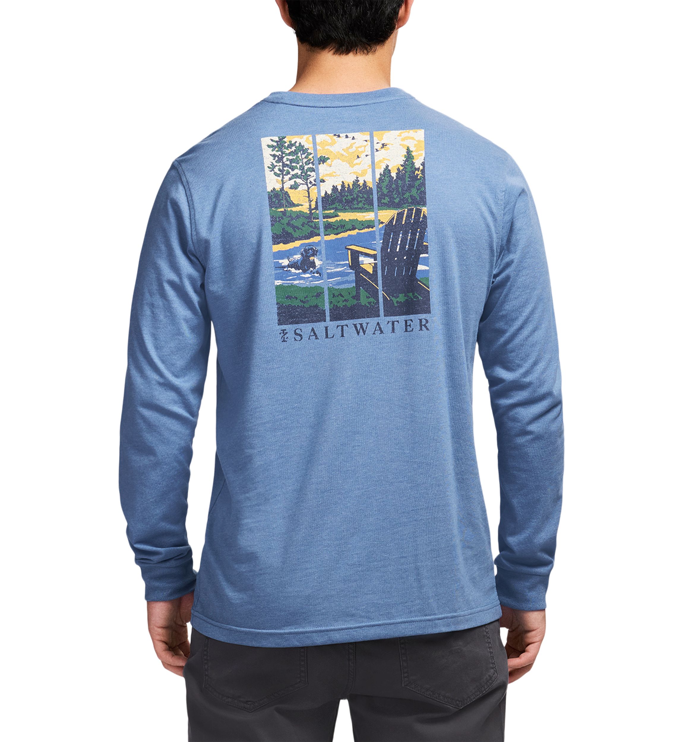 Long Sleeve Saltwater Graphic T-Shirt 