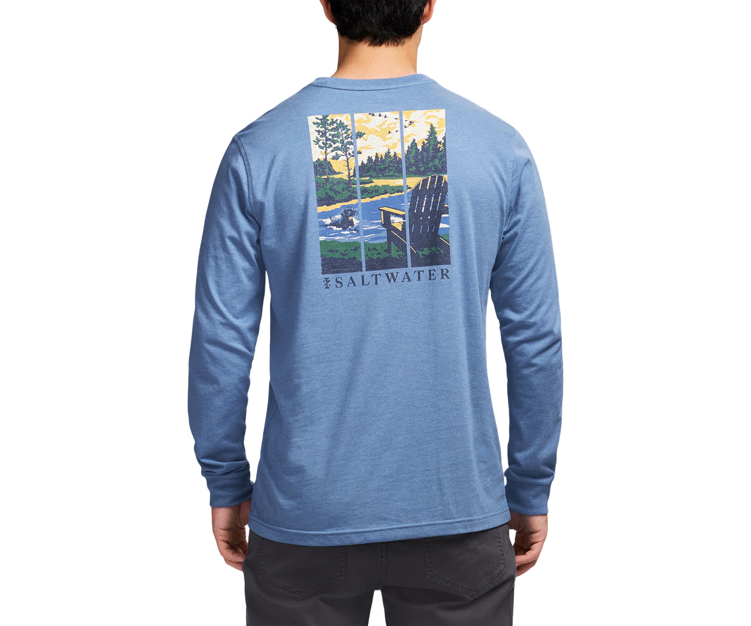 Long Sleeve Saltwater Graphic T-Shirt 
