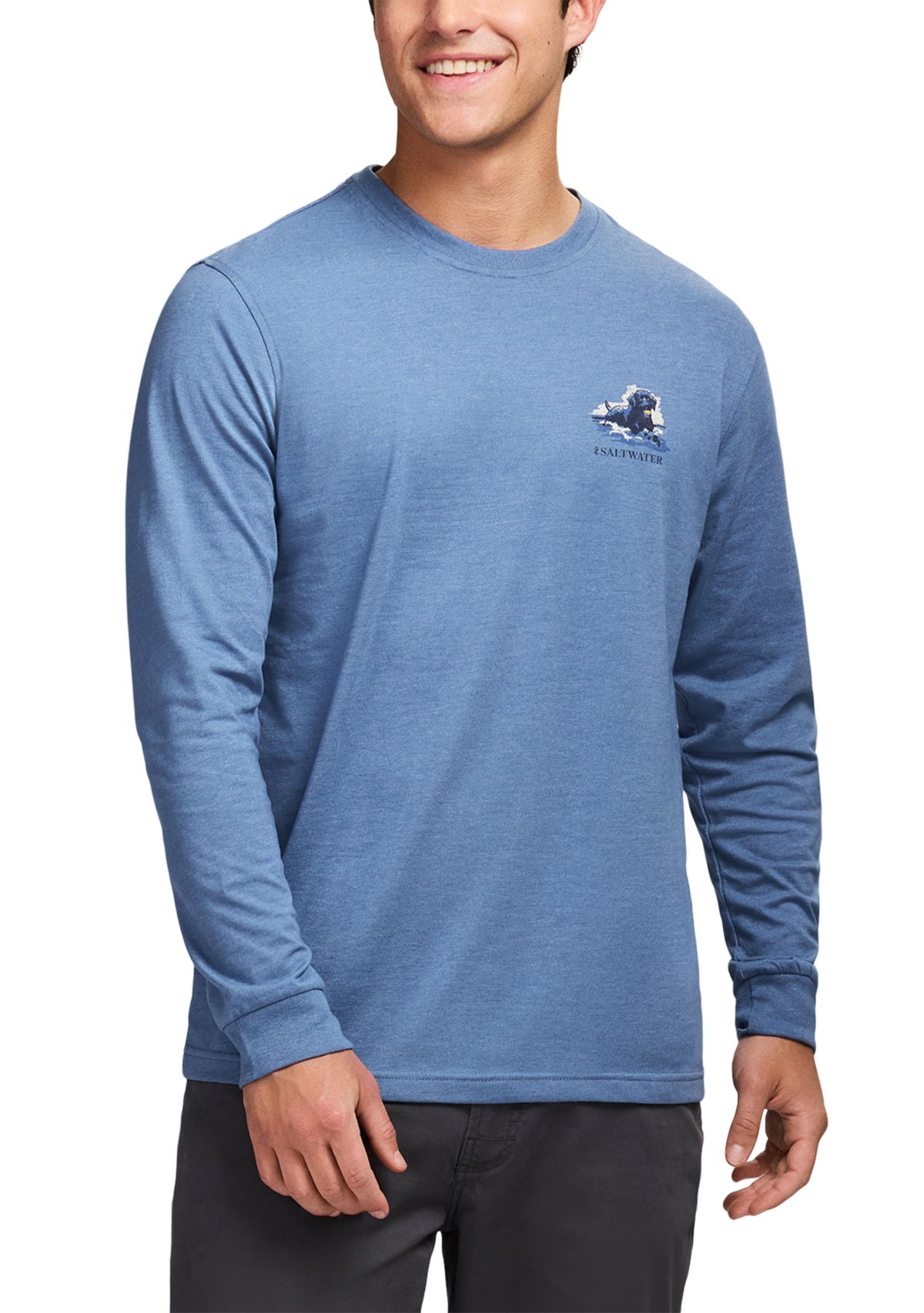 Long Sleeve Saltwater Graphic T-Shirt 