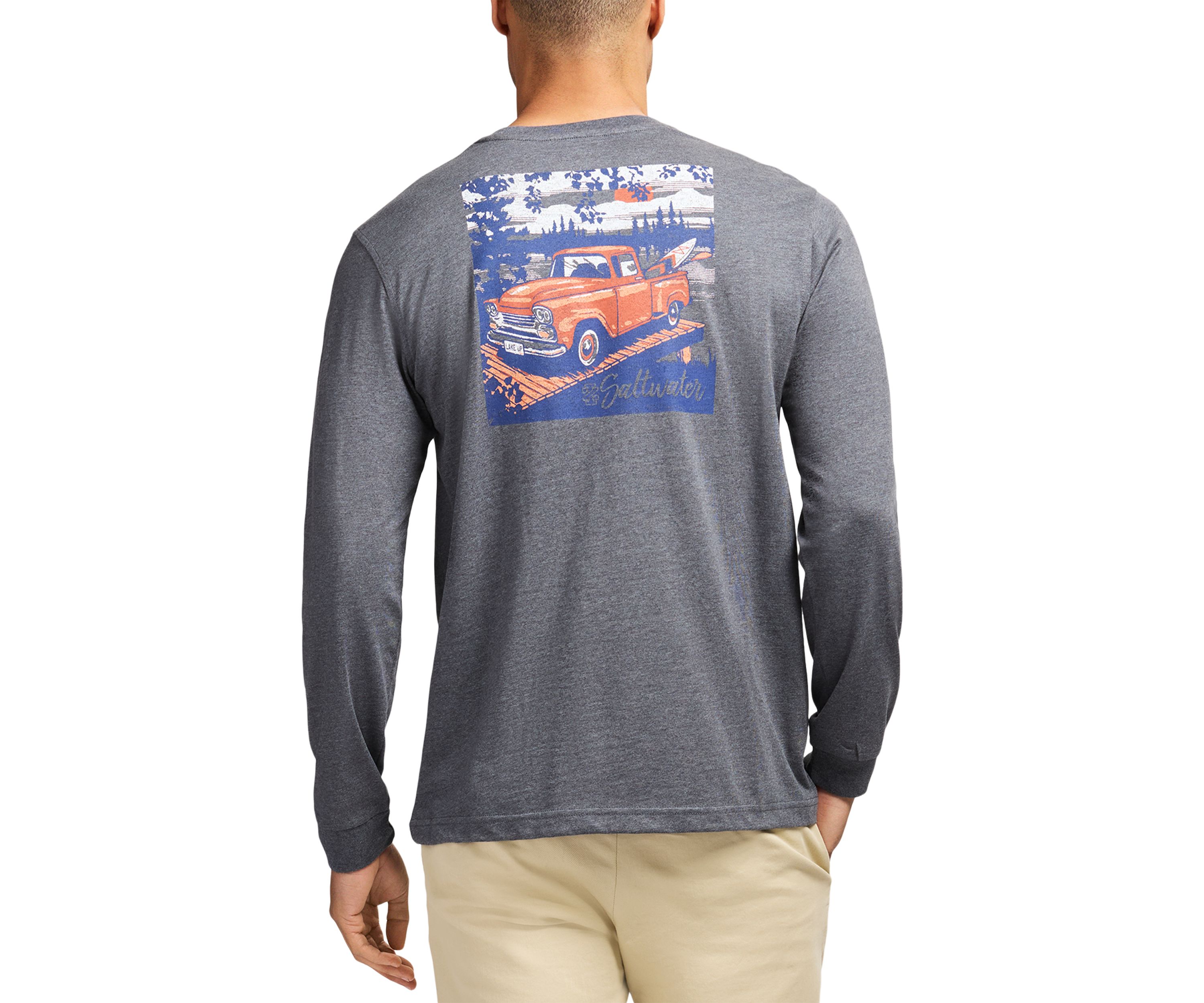 Long Sleeve Saltwater Graphic T-Shirt 