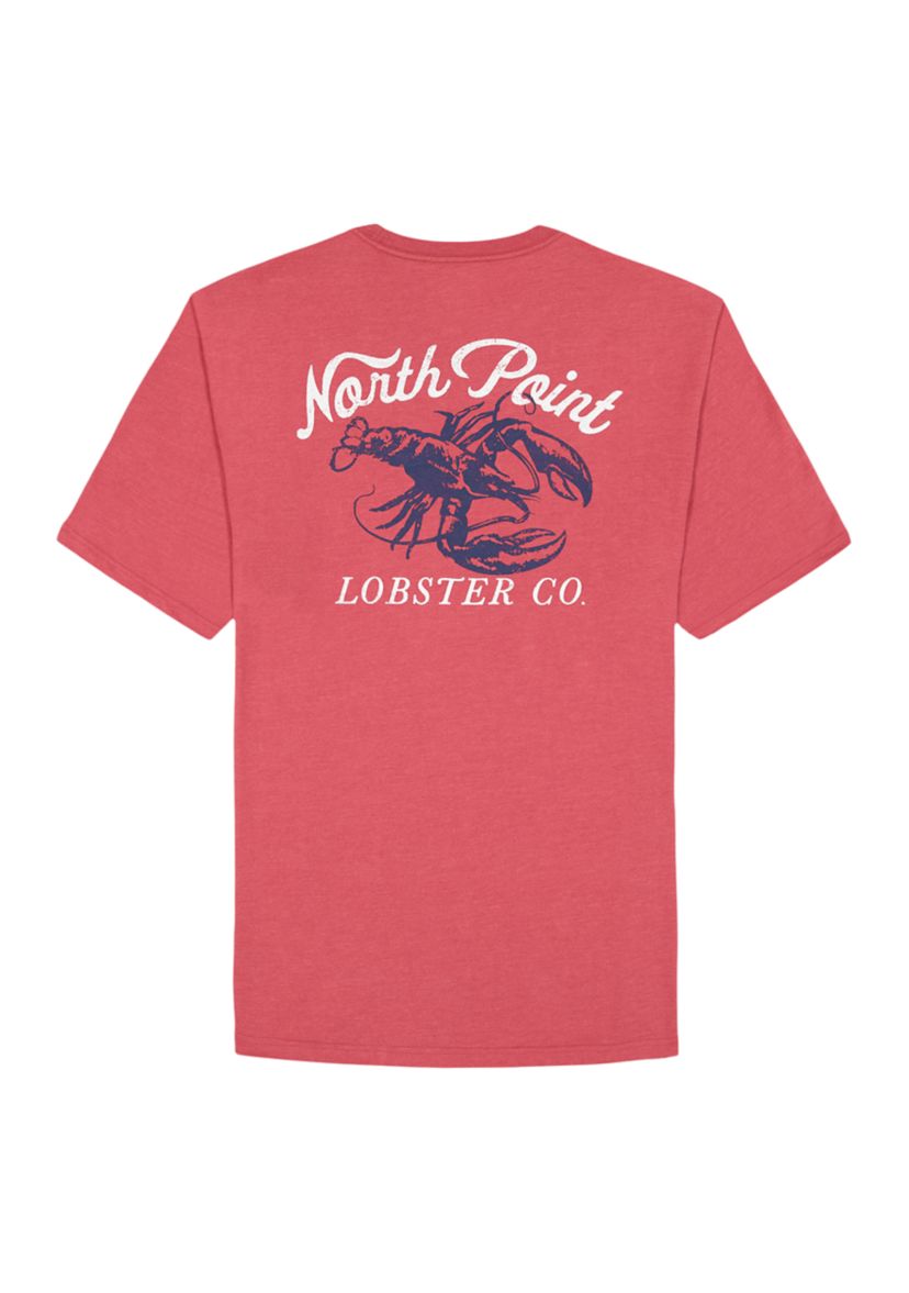 Big & Tall Point Lobster Graphic T-Shirt