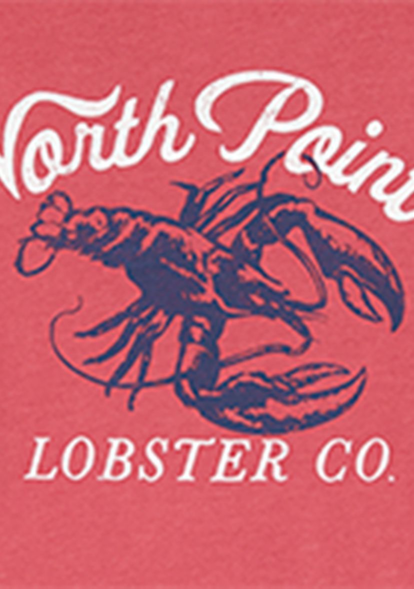 Big & Tall Point Lobster Graphic T-Shirt