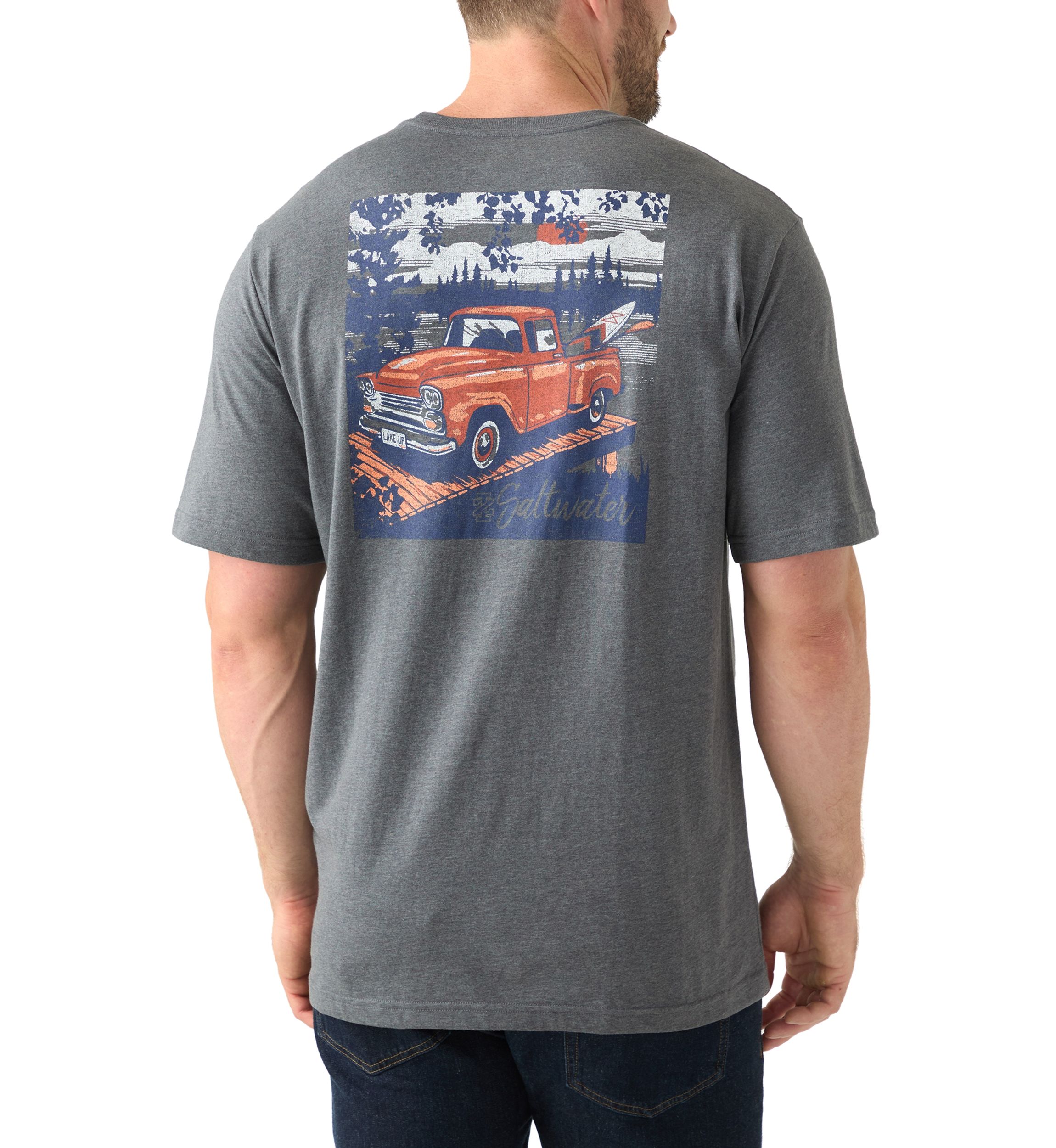 Big & Tall Short Sleeve Truck Graphic Tee