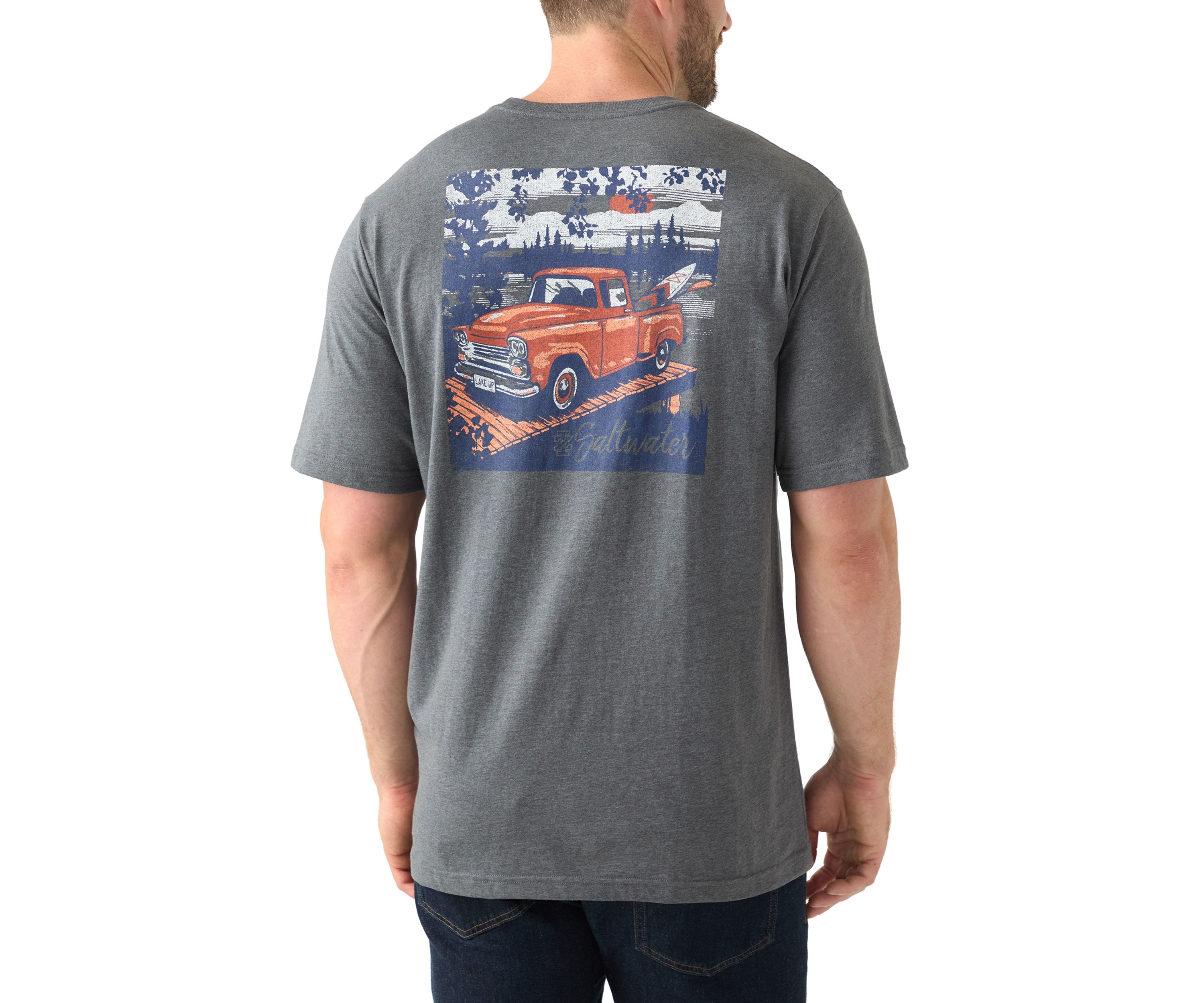 Big & Tall Short Sleeve Truck Graphic Tee
