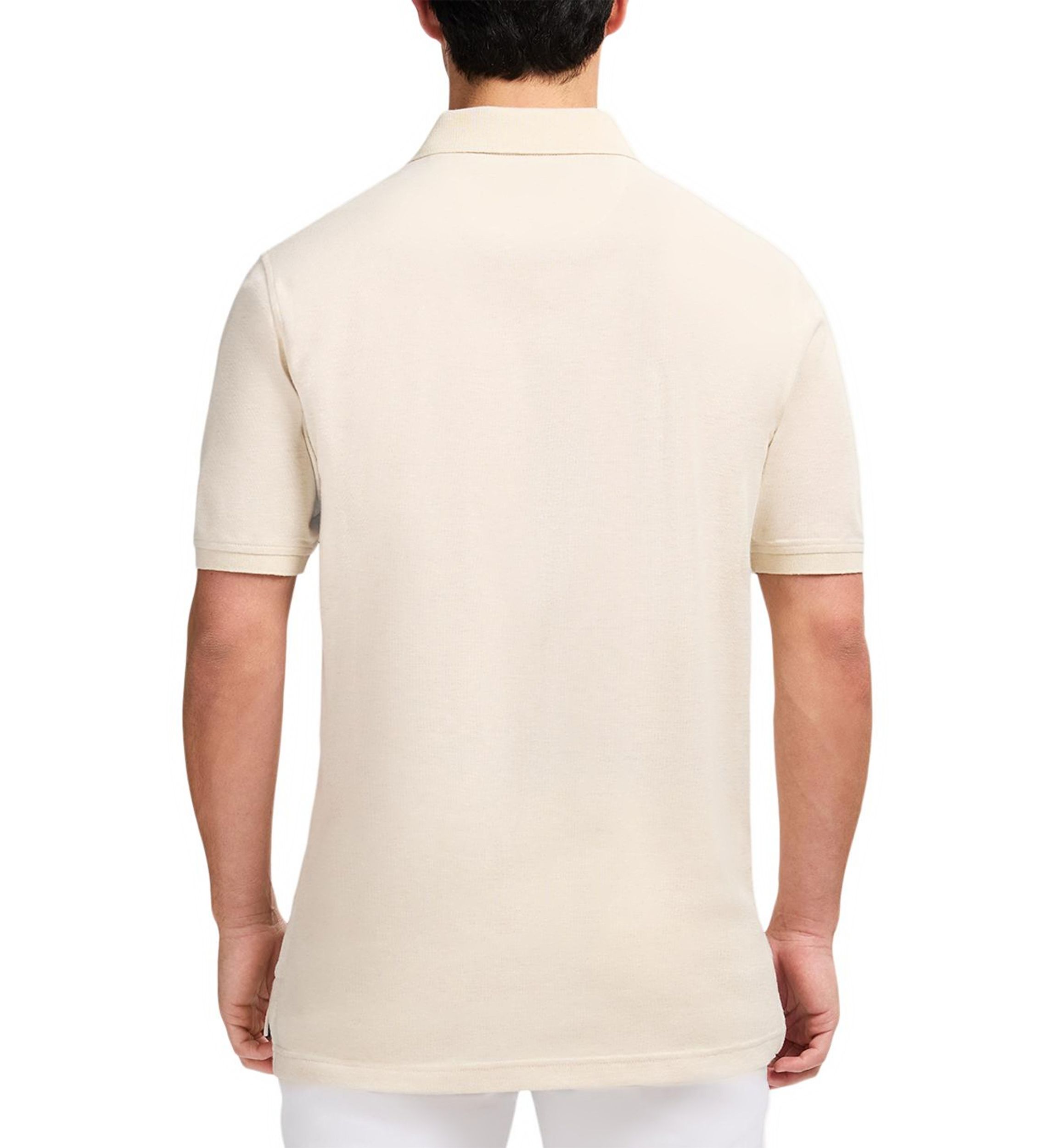 Short Sleeve Advantage Chest Stripe Polo Shirt
