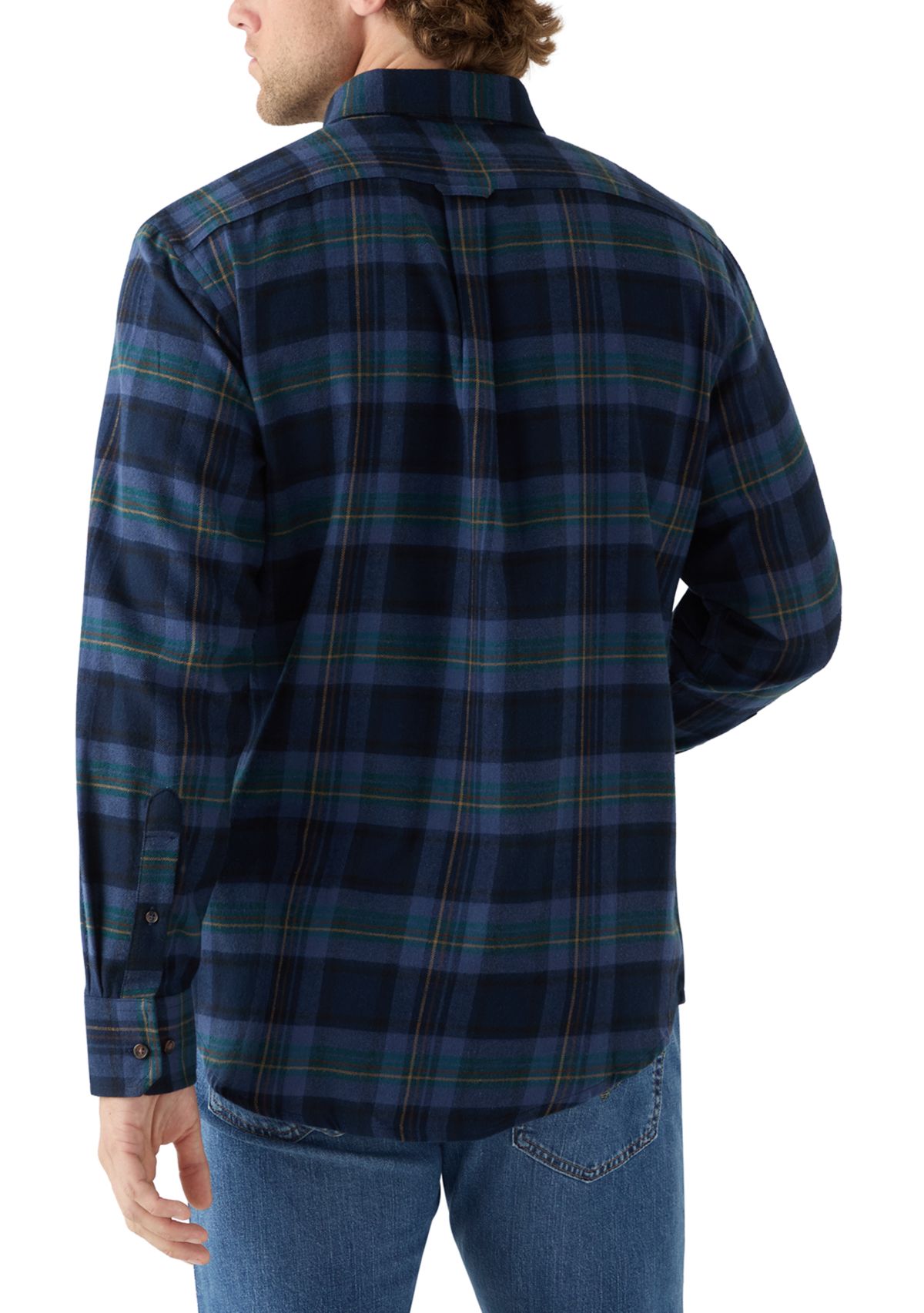 Stratton Flannel Long Sleeve Button Down Shirt