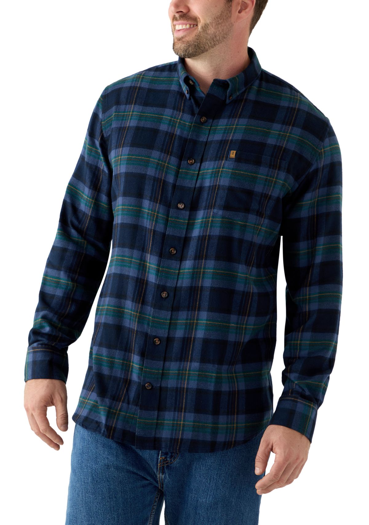 Big & Tall Stratton Flannel Button Down Shirt