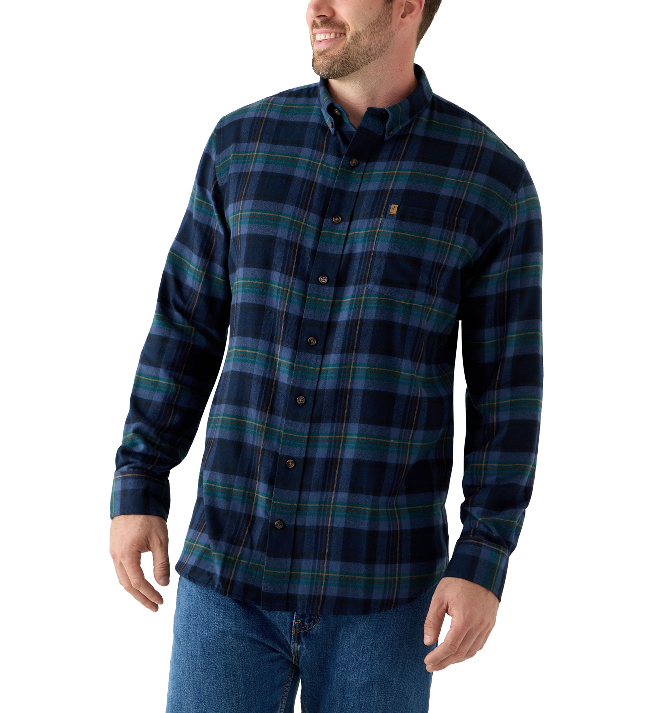 Big & Tall Stratton Flannel Button Down Shirt
