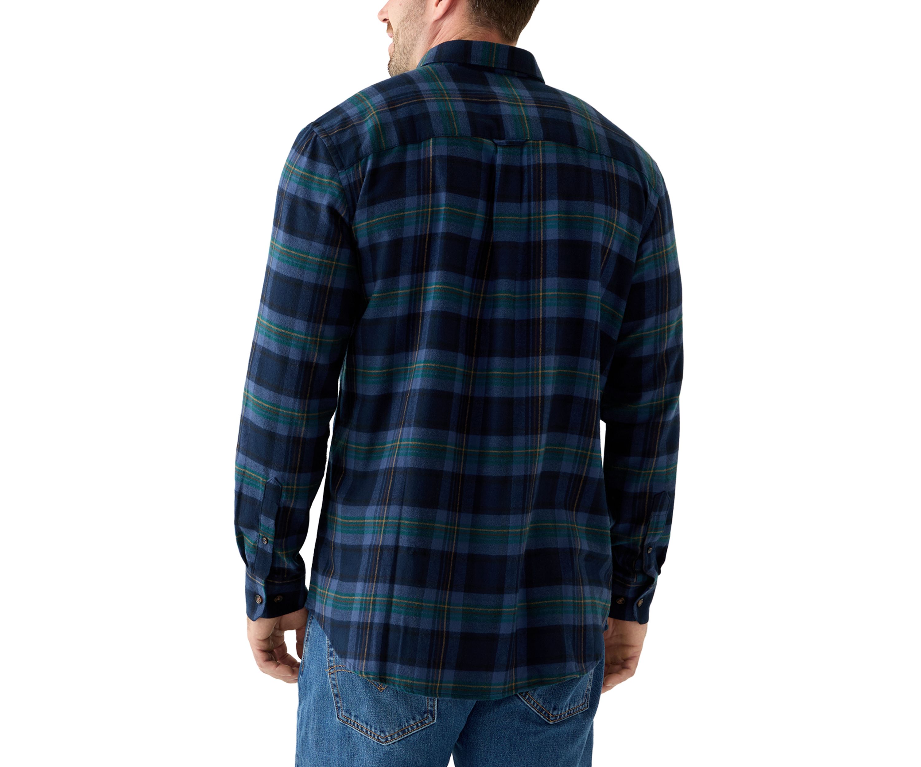 Big & Tall Stratton Flannel Button Down Shirt