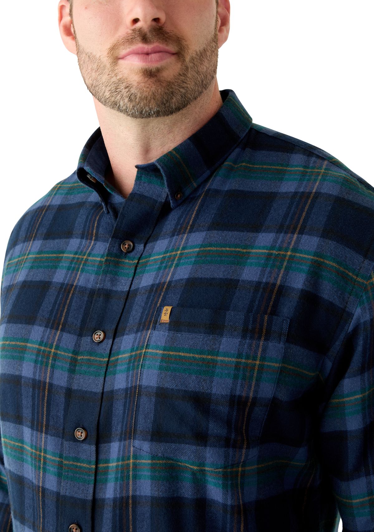 Big & Tall Stratton Flannel Button Down Shirt