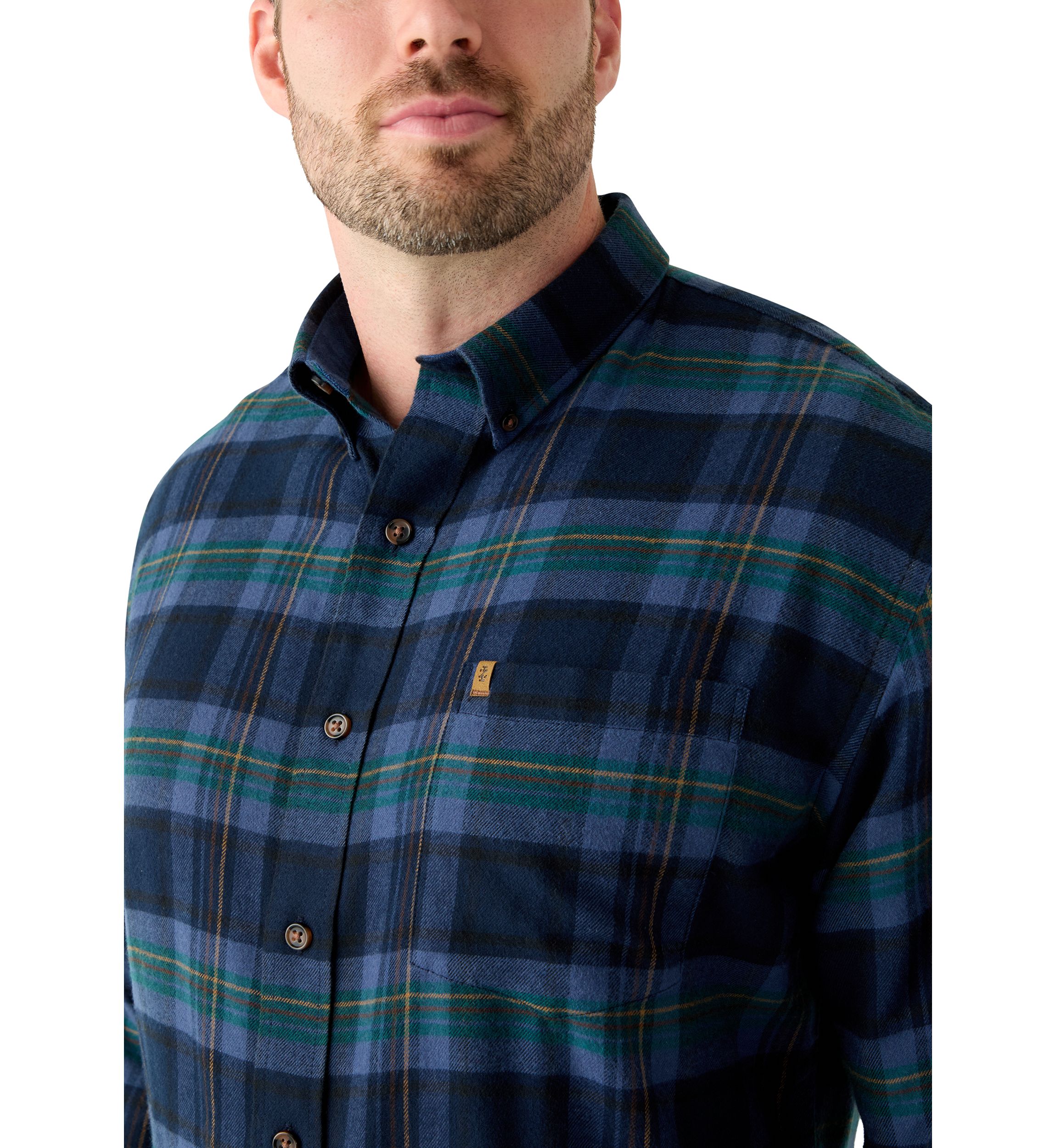 Big & Tall Stratton Flannel Button Down Shirt