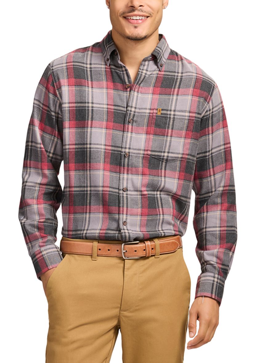 Stratton Flannel Long Sleeve Button Down