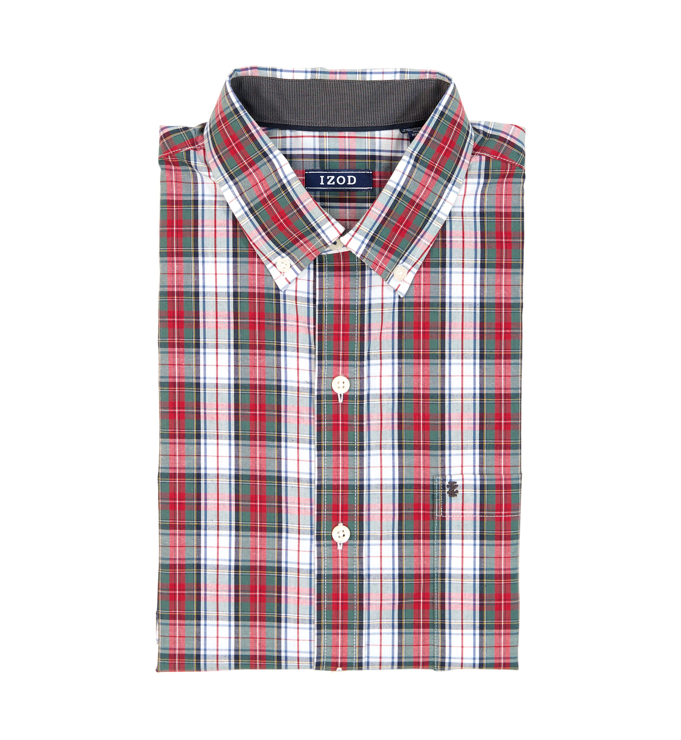 Holiday Tartan Long Sleeve Button Down Dress Shirt