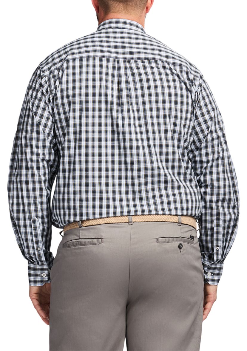 Big & Tall Long Sleeve Holiday Tartan Button Down 