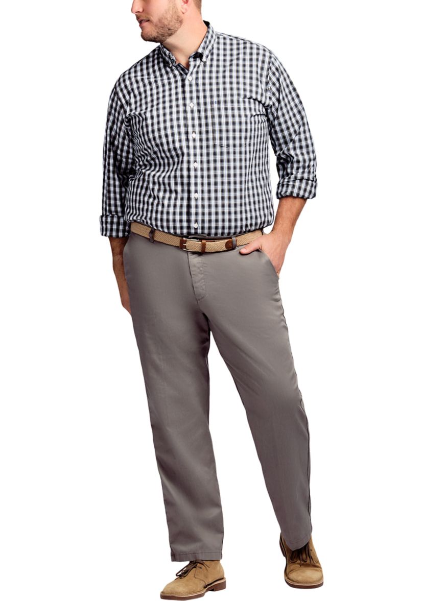 Big & Tall Long Sleeve Holiday Tartan Button Down 