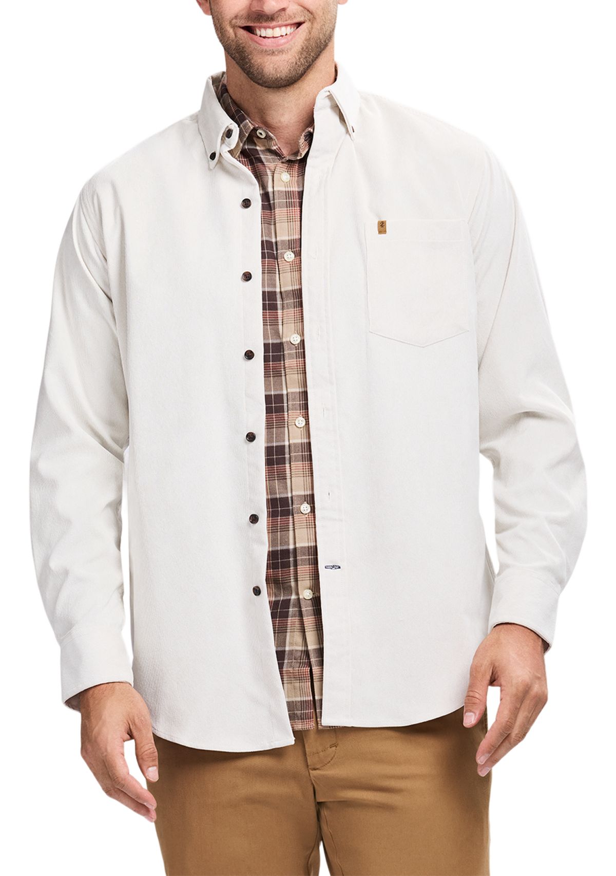 Long Sleeve Classic Corduroy Button Down