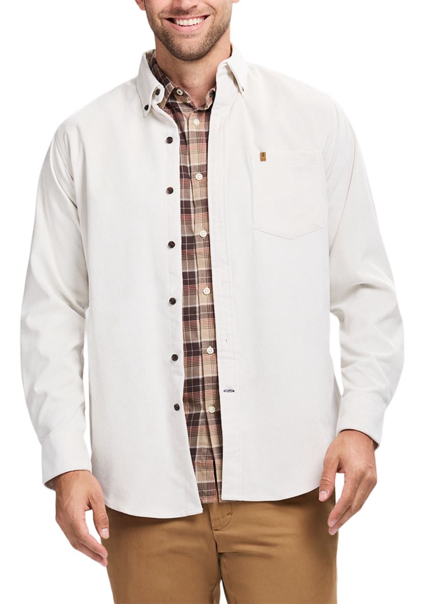 Long Sleeve Classic Corduroy Button Down