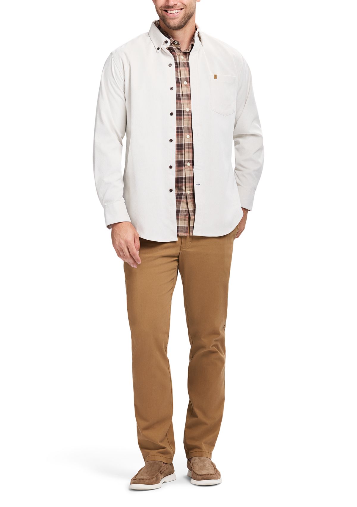 Long Sleeve Classic Corduroy Button Down