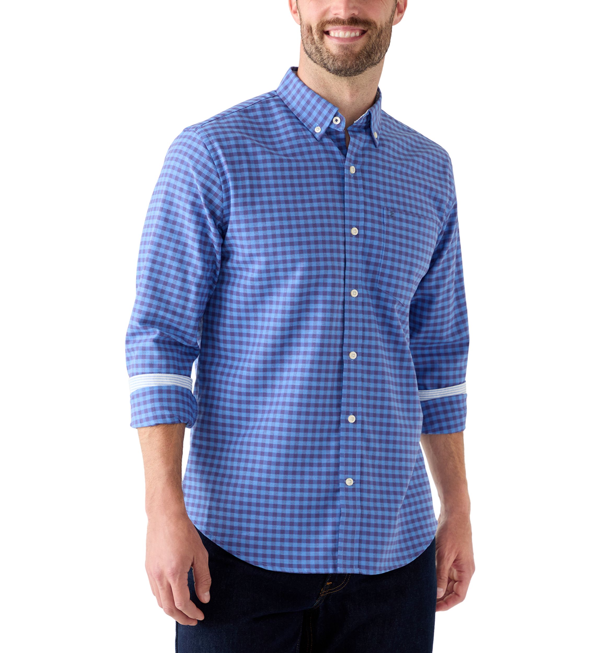 Gingham Oxford Dress Shirt 