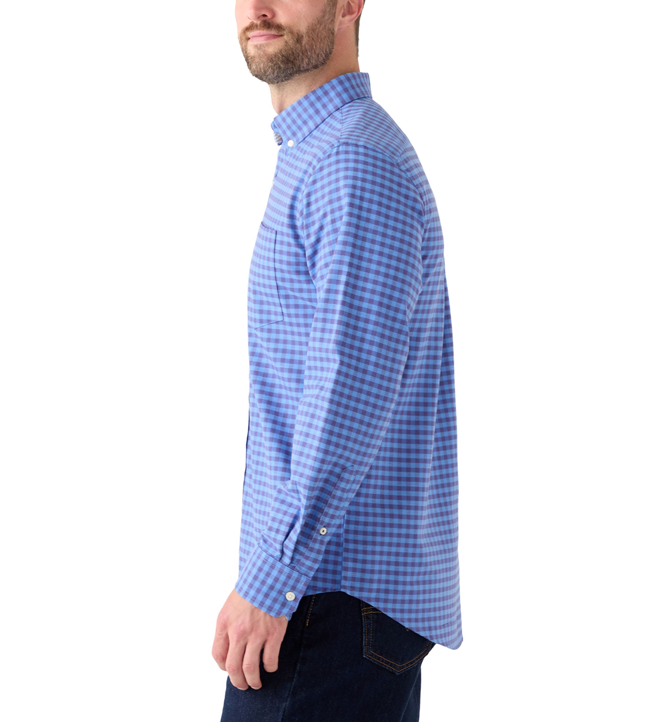 Gingham Oxford Dress Shirt 
