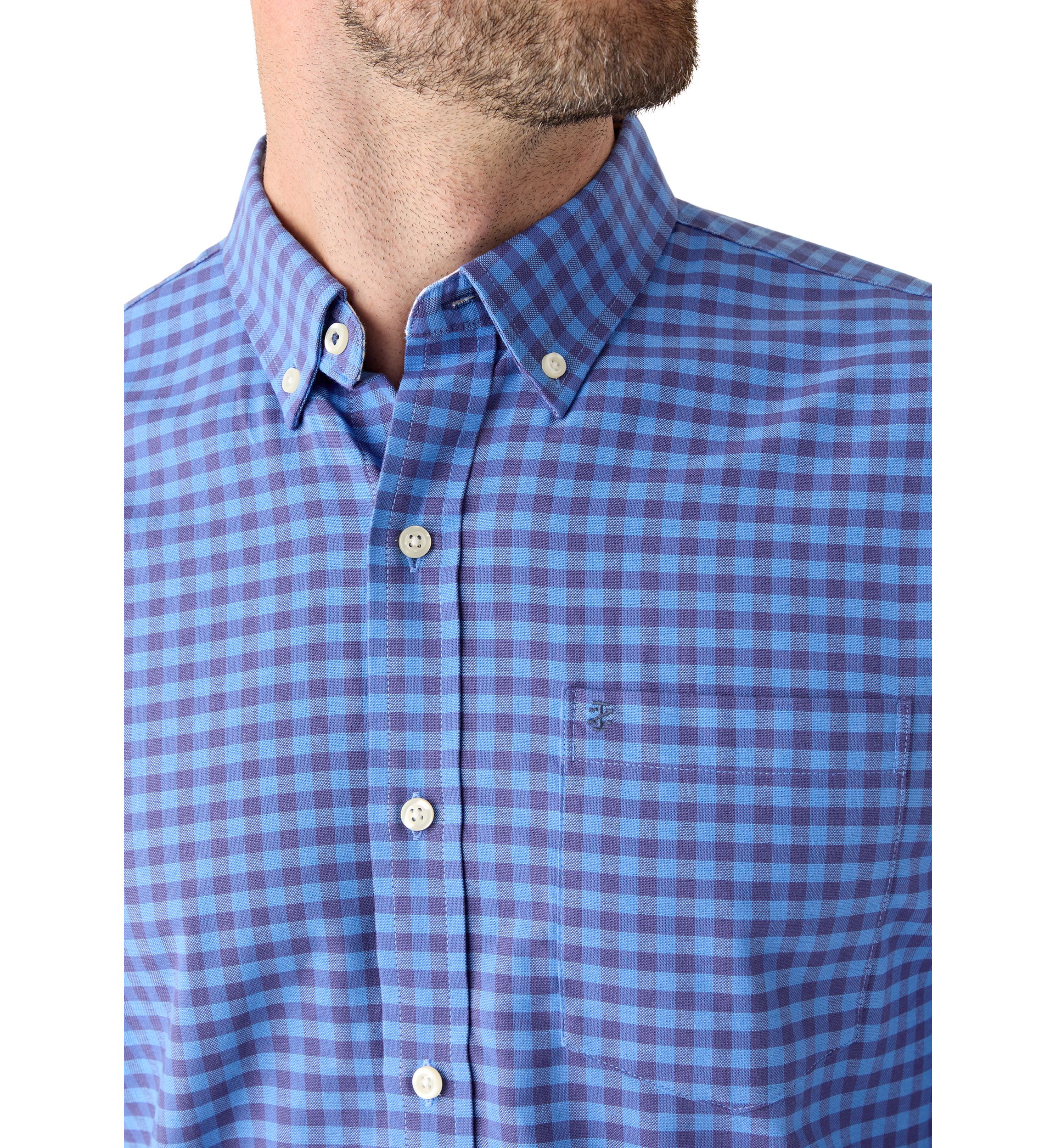 Gingham Oxford Dress Shirt 