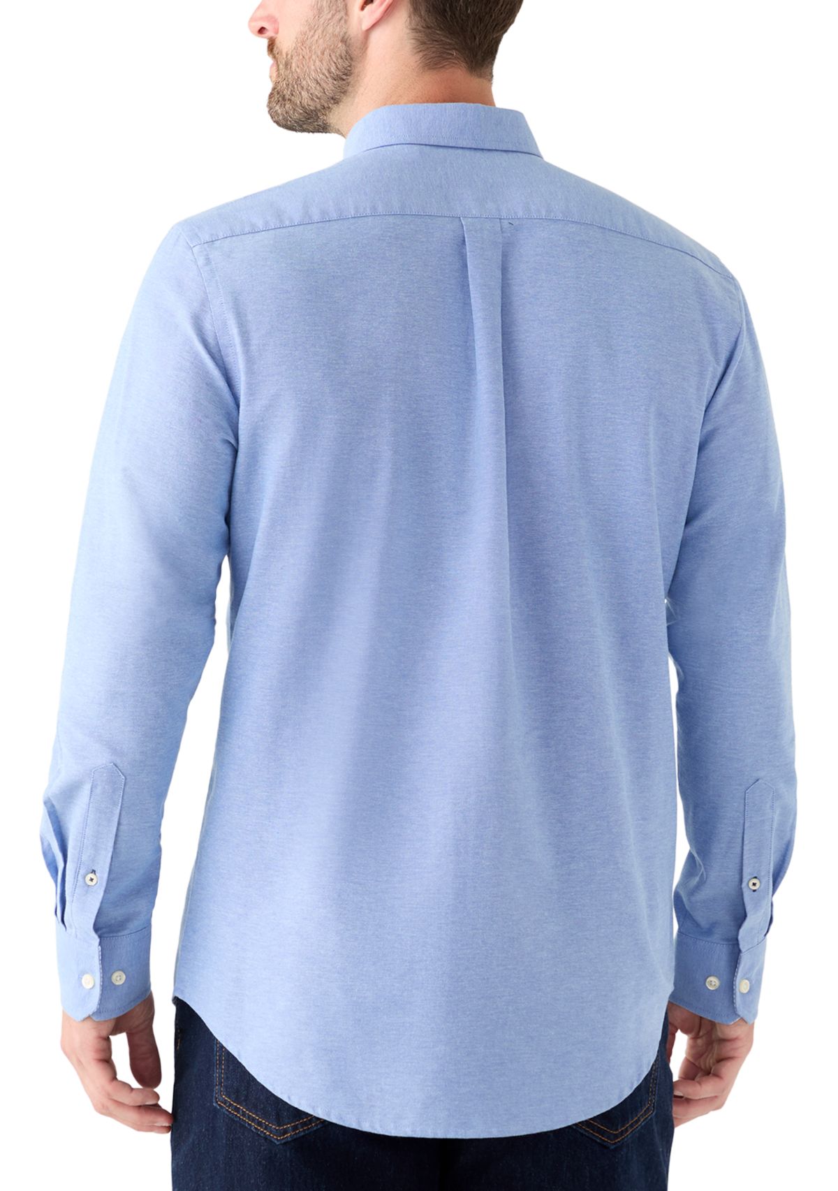 Heathered Oxford Button Up Shirt 