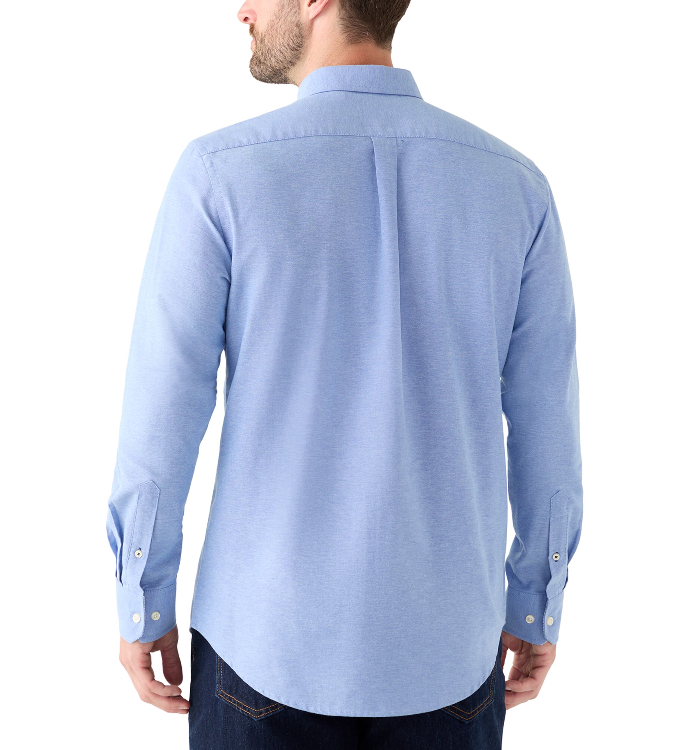 Heathered Oxford Button Up Shirt 