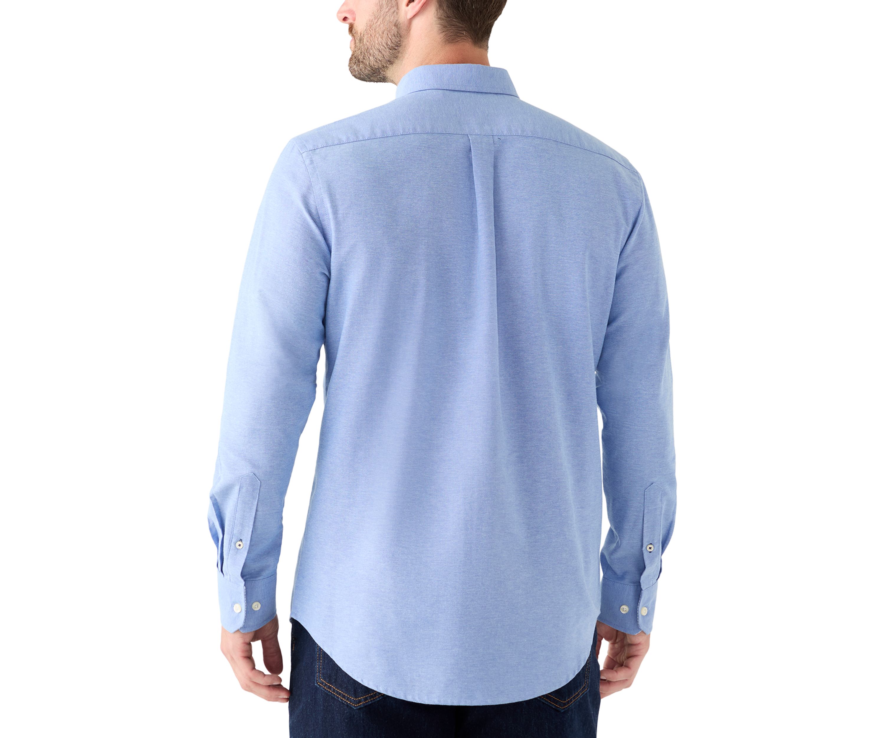 Heathered Oxford Button Up Shirt 