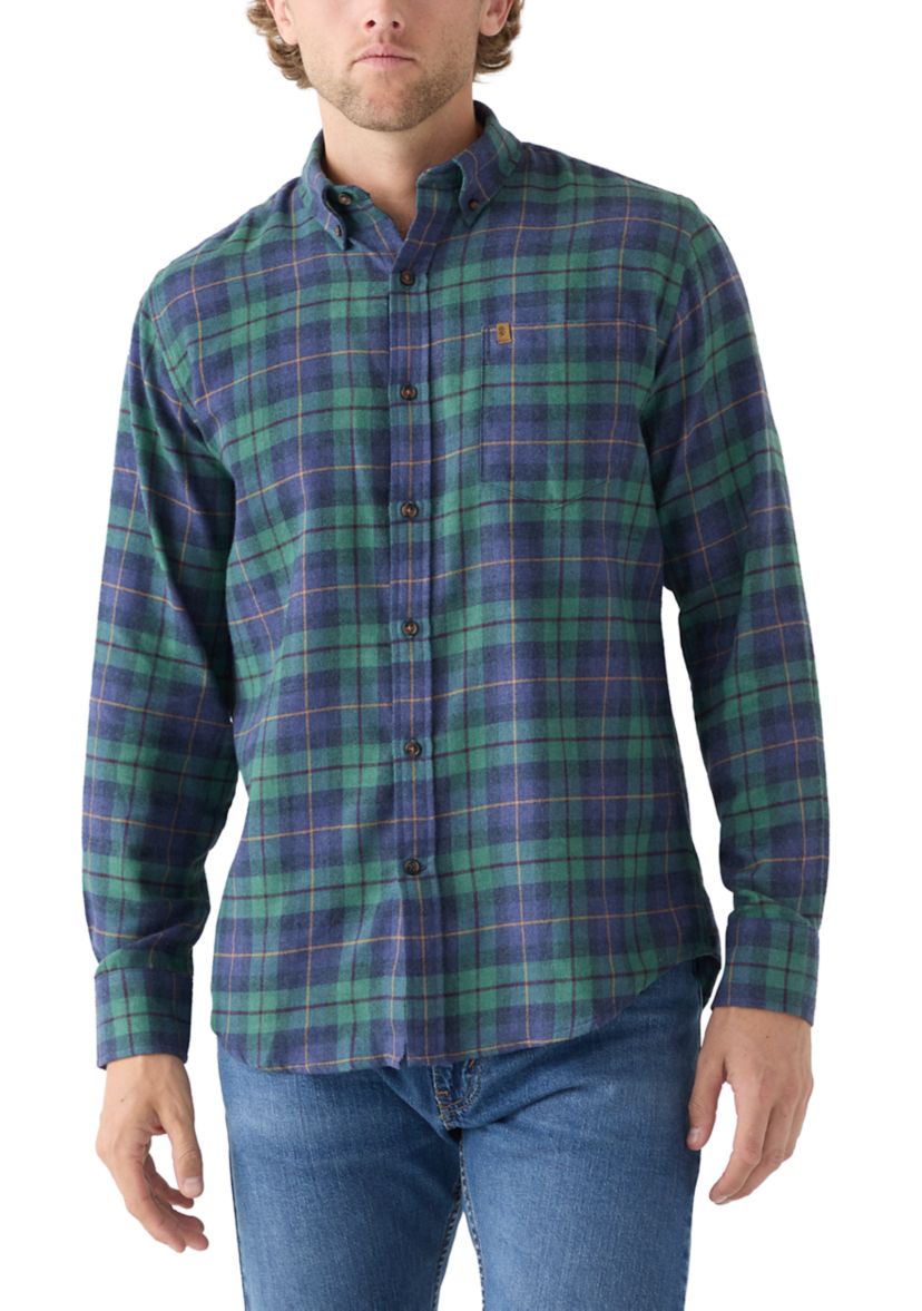 Stratton Flannel Long Sleeve Button Down