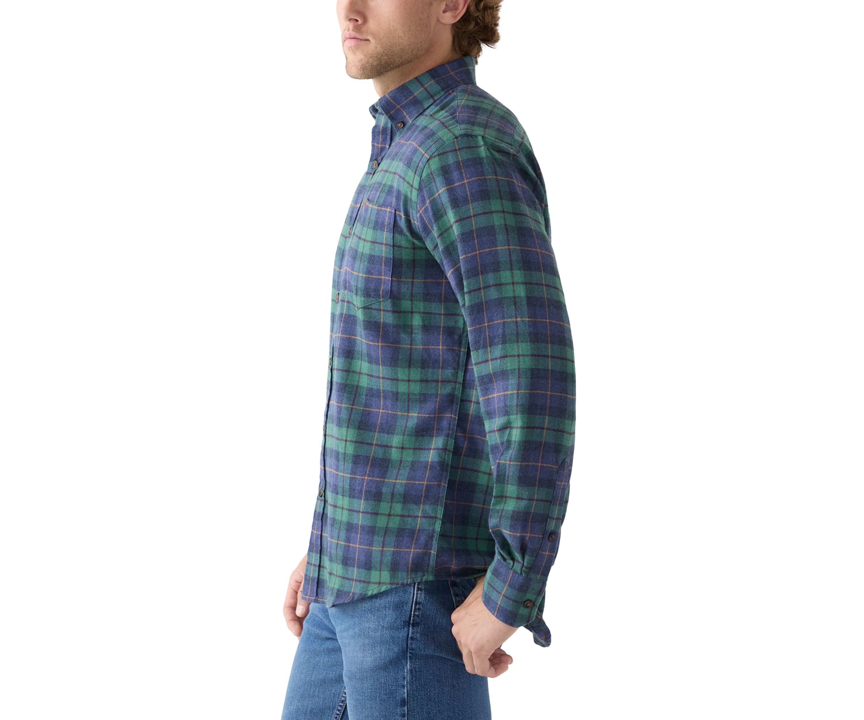 Stratton Flannel Long Sleeve Button Down