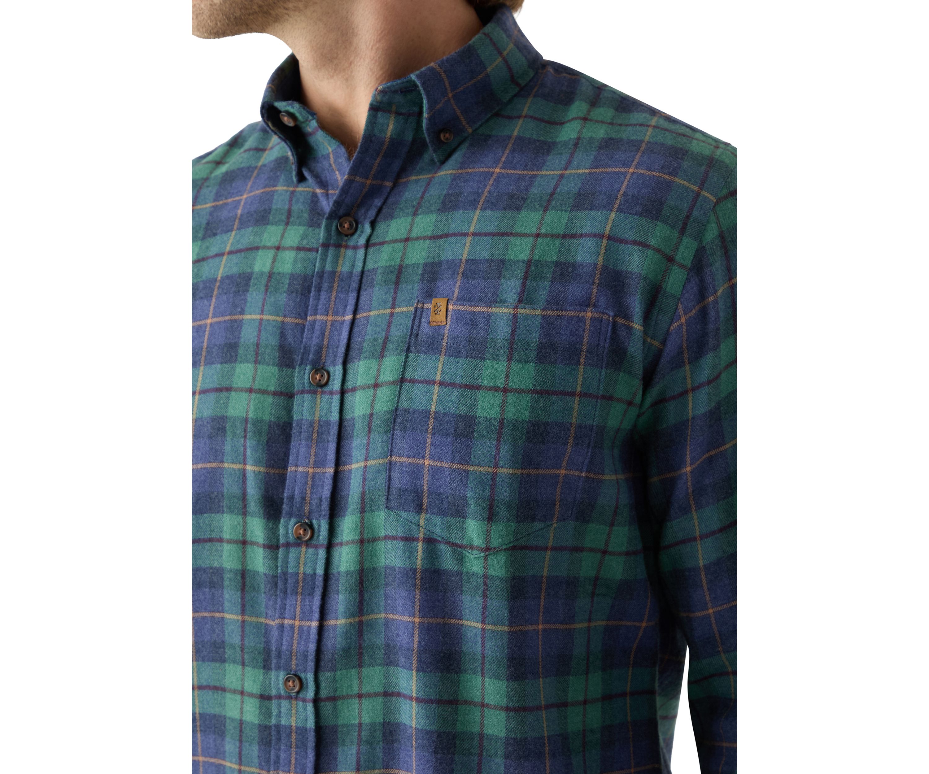 Stratton Flannel Long Sleeve Button Down