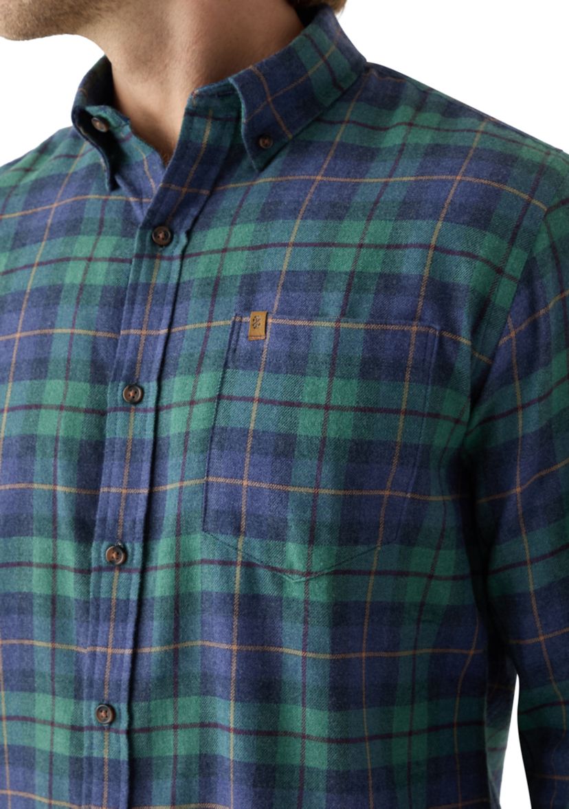 Stratton Flannel Long Sleeve Button Down