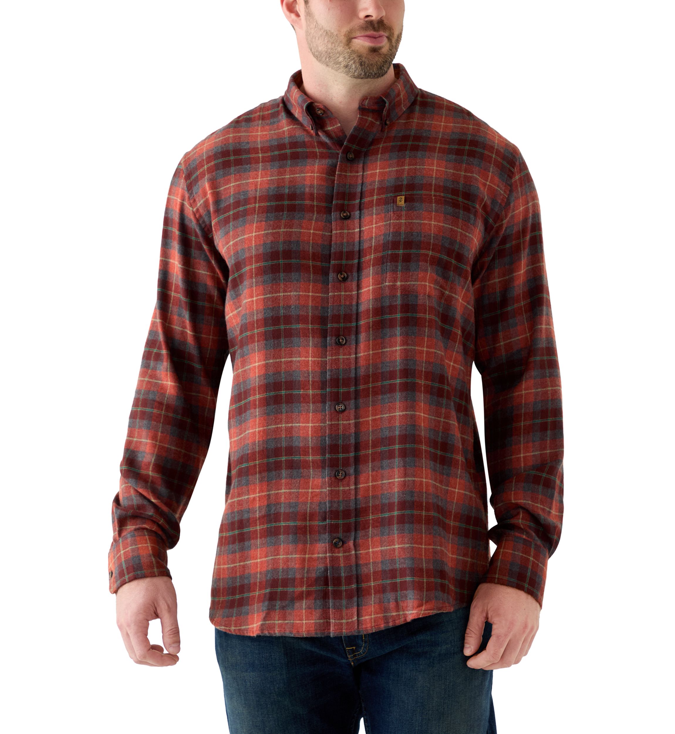 Big & Tall Stratton Flannel Button Down Shirt