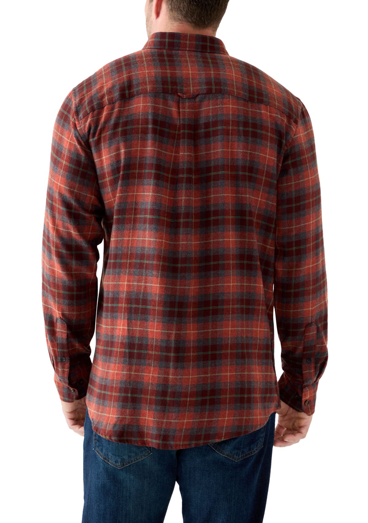Big & Tall Stratton Flannel Button Down Shirt