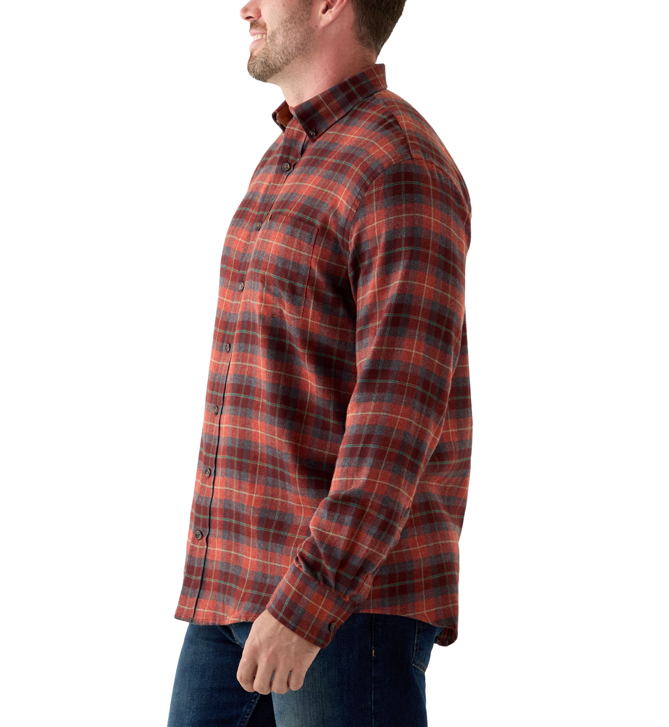 Big & Tall Stratton Flannel Button Down Shirt