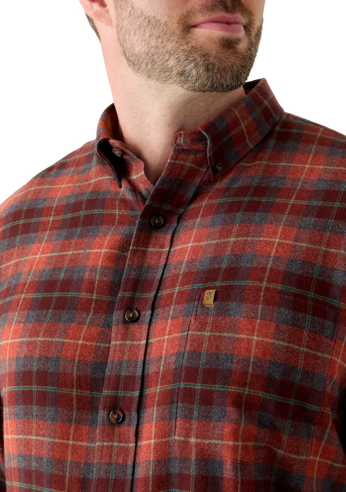 Big & Tall Stratton Flannel Button Down Shirt