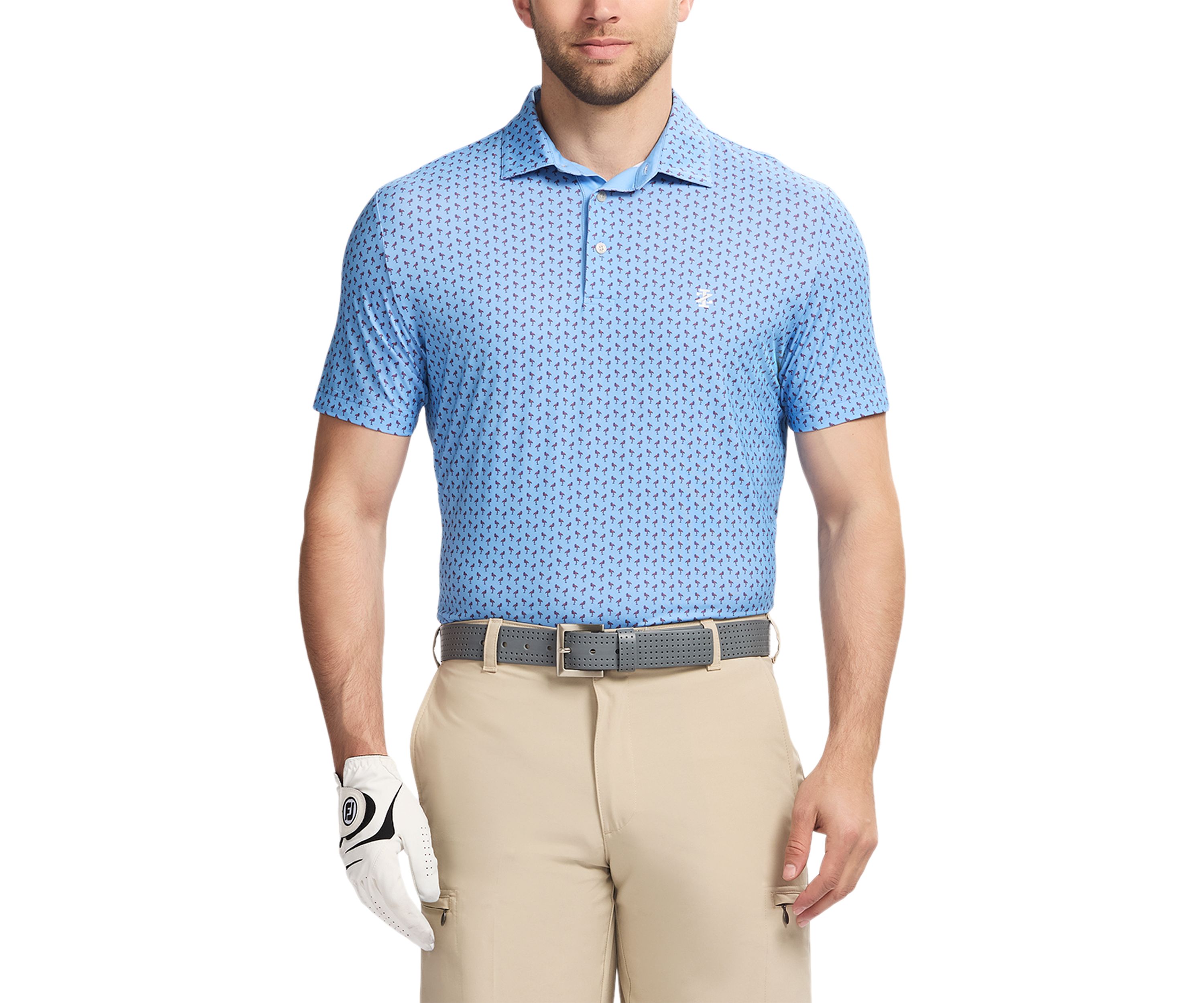 Flamingo Printed Polo Shirt