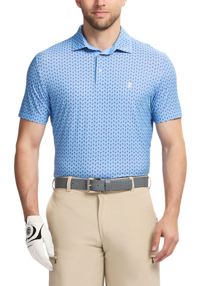 Flamingo Printed Polo Shirt
