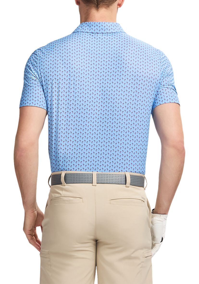Flamingo Printed Polo Shirt